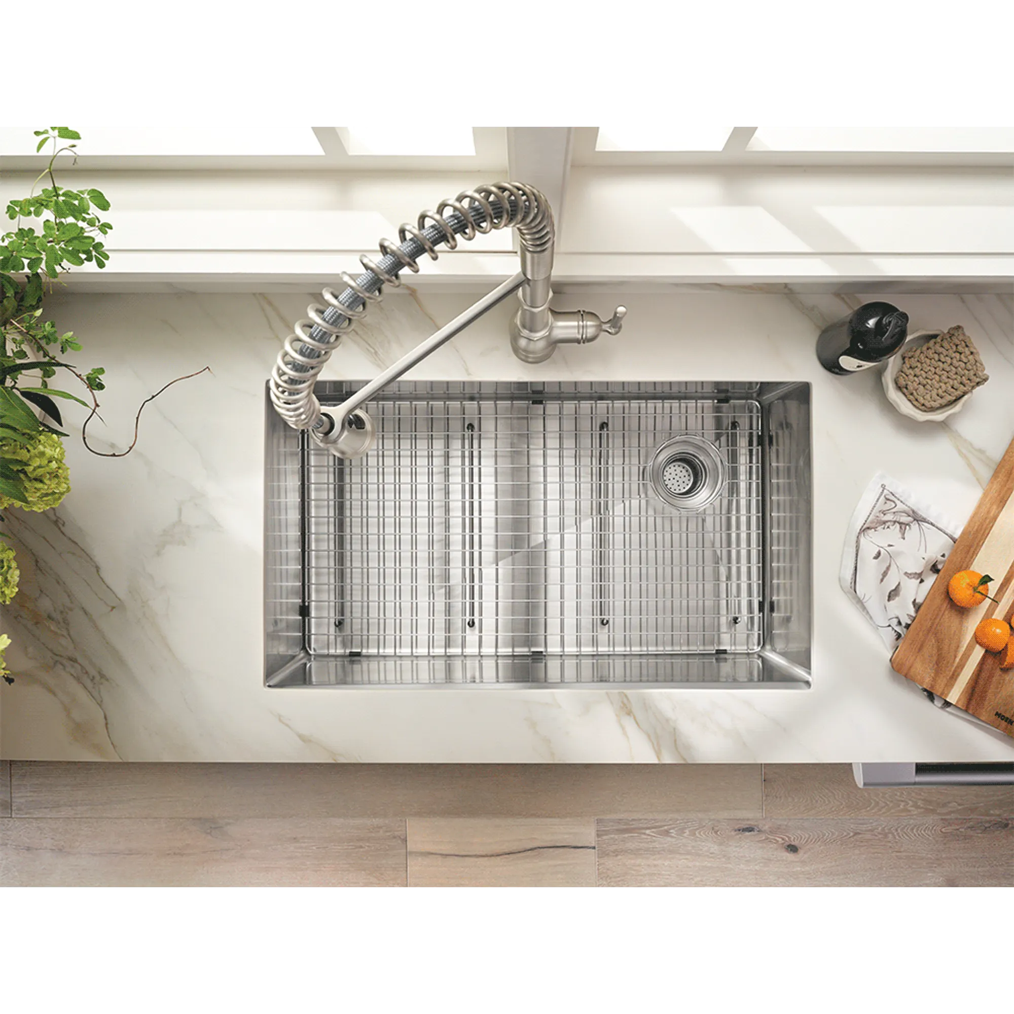 Luxe Chef™ 30” Workstation System Stainless Steel Undermount Single Bowl Sink - Image 14