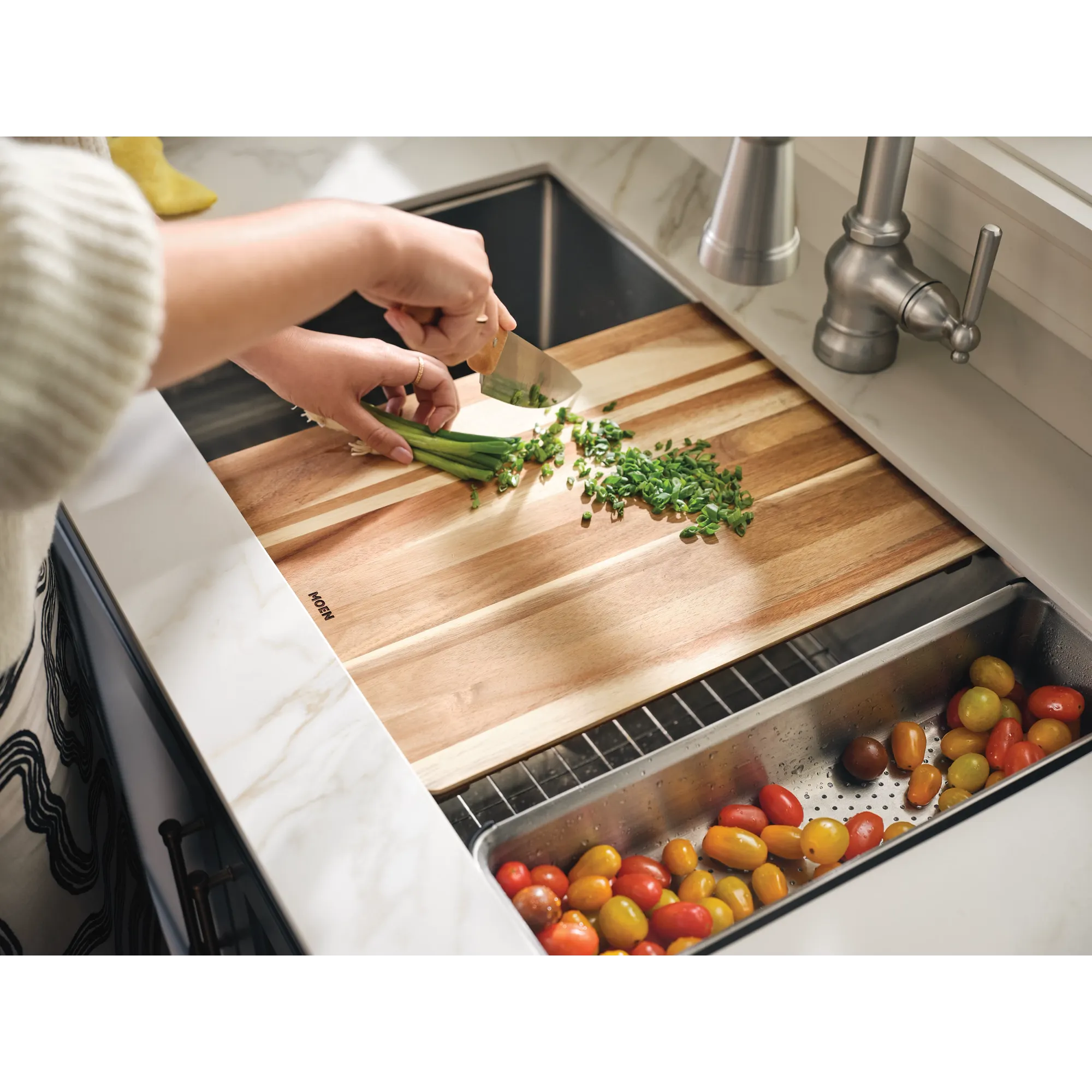Luxe Chef™ 30” Workstation System Stainless Steel Undermount Single Bowl Sink - Image 15