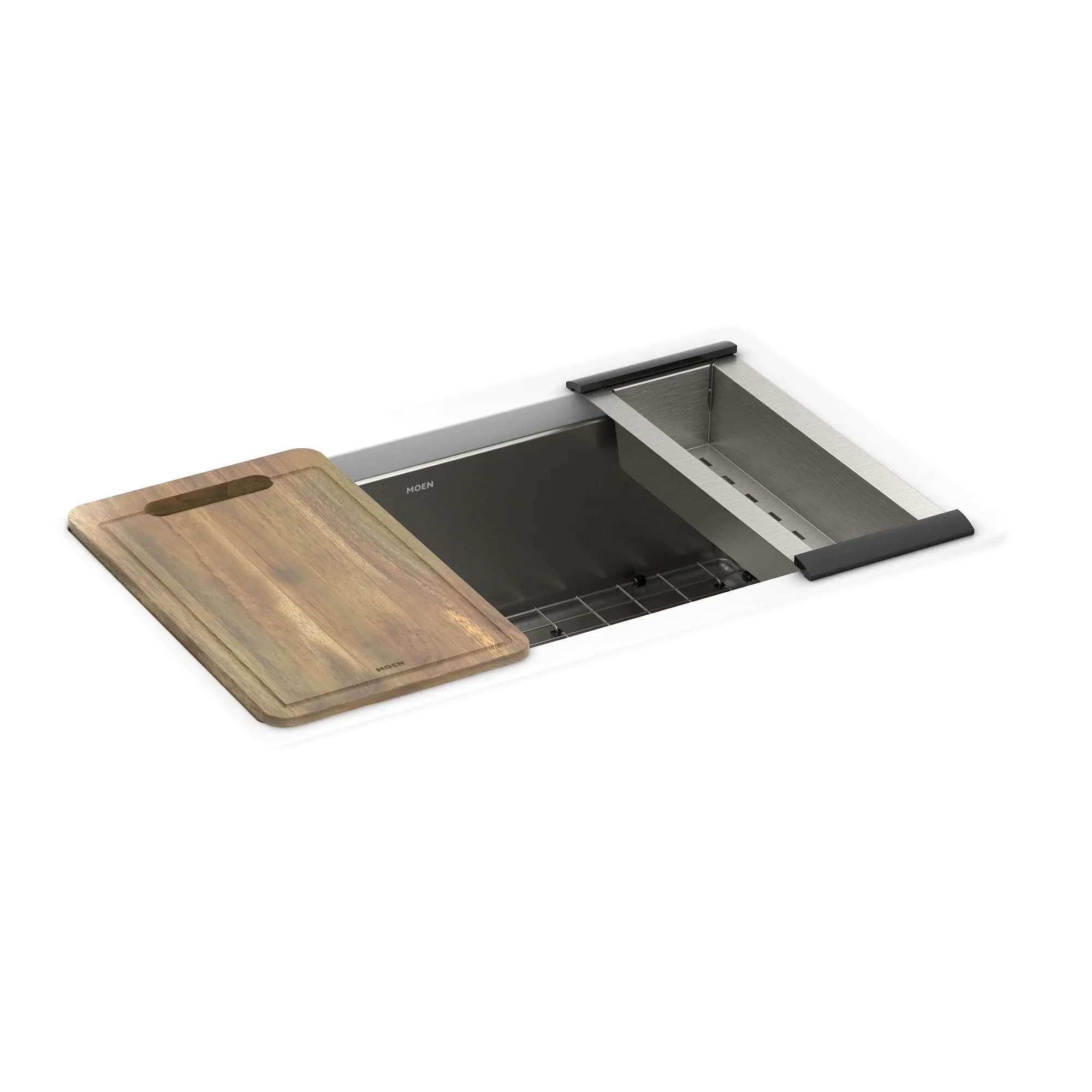 1800 Series 33"x22" stainless steel 18 gauge single bowl dual mount sink - Image 7