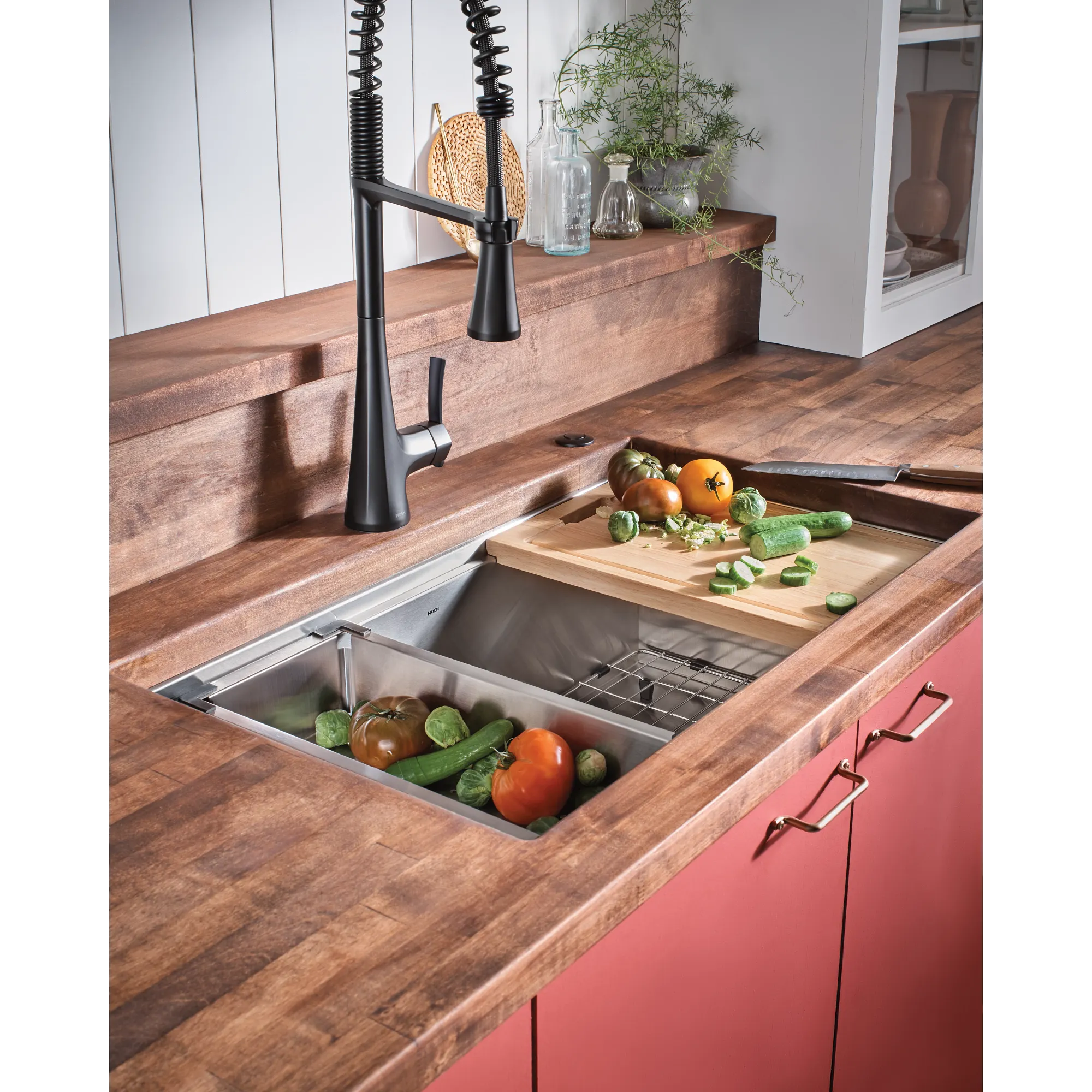 Luxe Chef 32" Workstation Undermount Single Bowl Sink With Accessories - Image 3