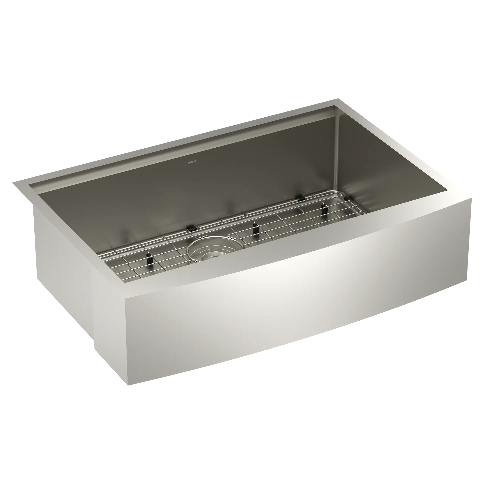 Luxe Chef 33" Workstation Undermount Apron Front Single Bowl Sink With Accessories - Image 9