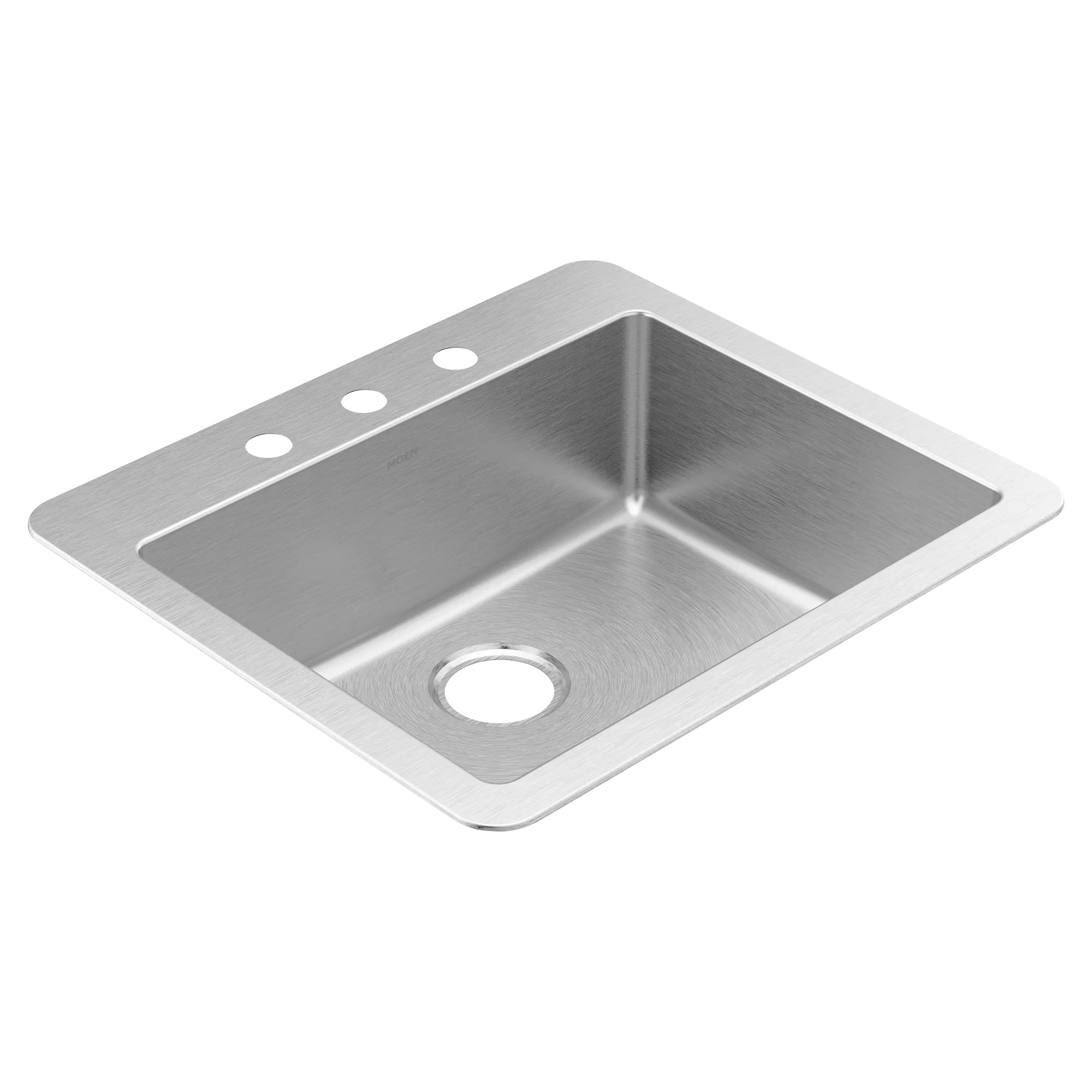 Prep 25" Stainless Steel  Drop-in Single Bowl Sink - Image 2