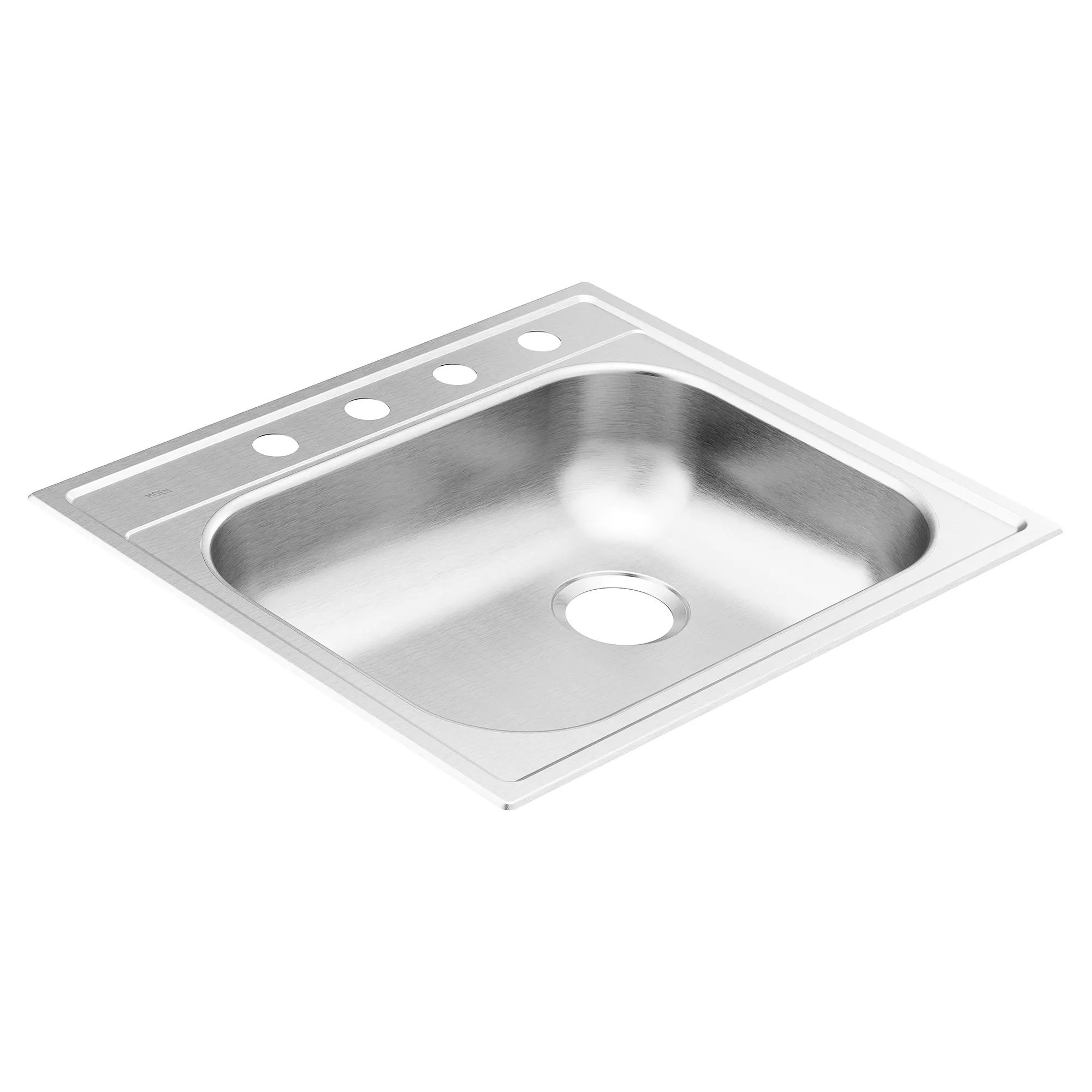2000 Series 25"x22" 20 Gauge Single Bowl Drop In Sink - Image 3