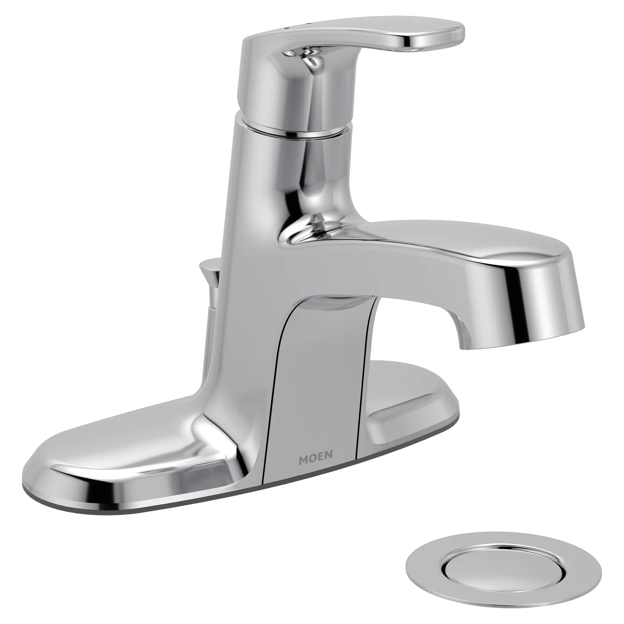 Chateau Chrome one-handle low arc bathroom faucet - Image 2