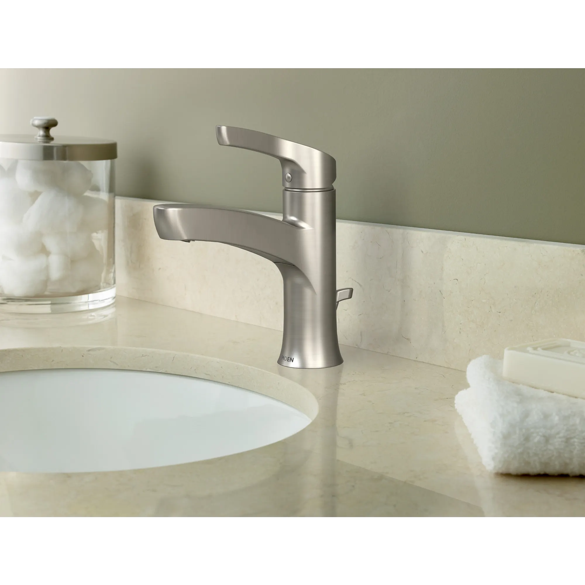Danika Chrome one-handle high arc bathroom faucet - Image 6