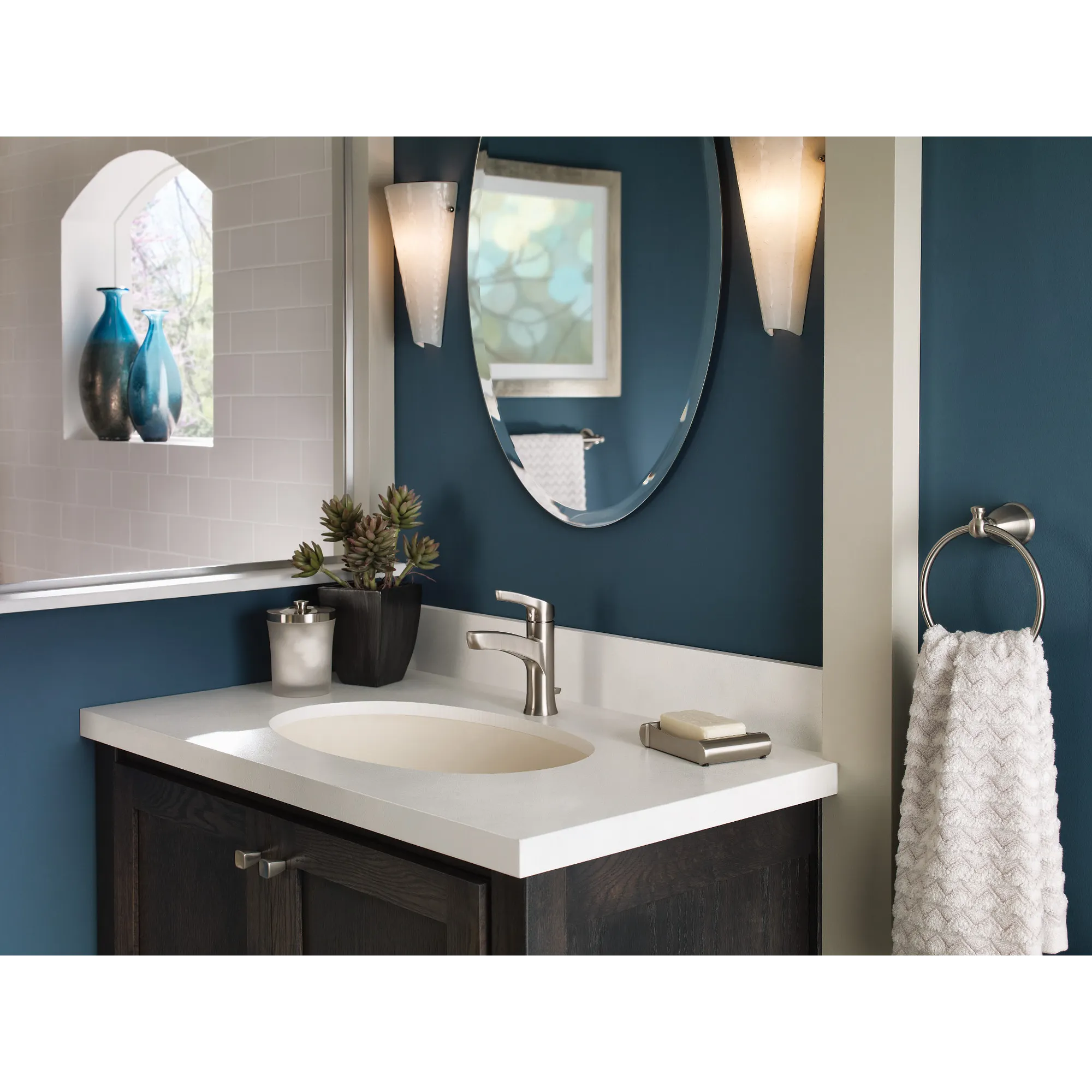 Danika Chrome one-handle high arc bathroom faucet - Image 7