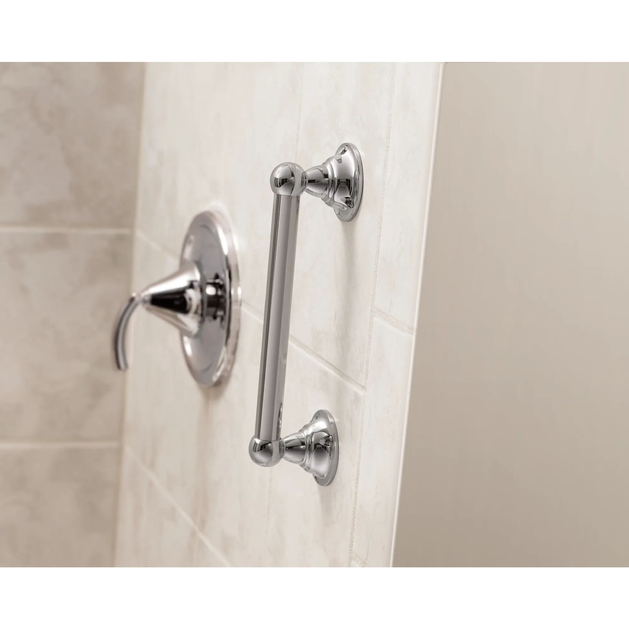 Moen Home Care Chrome 9" Designer Hand Grip - Image 3