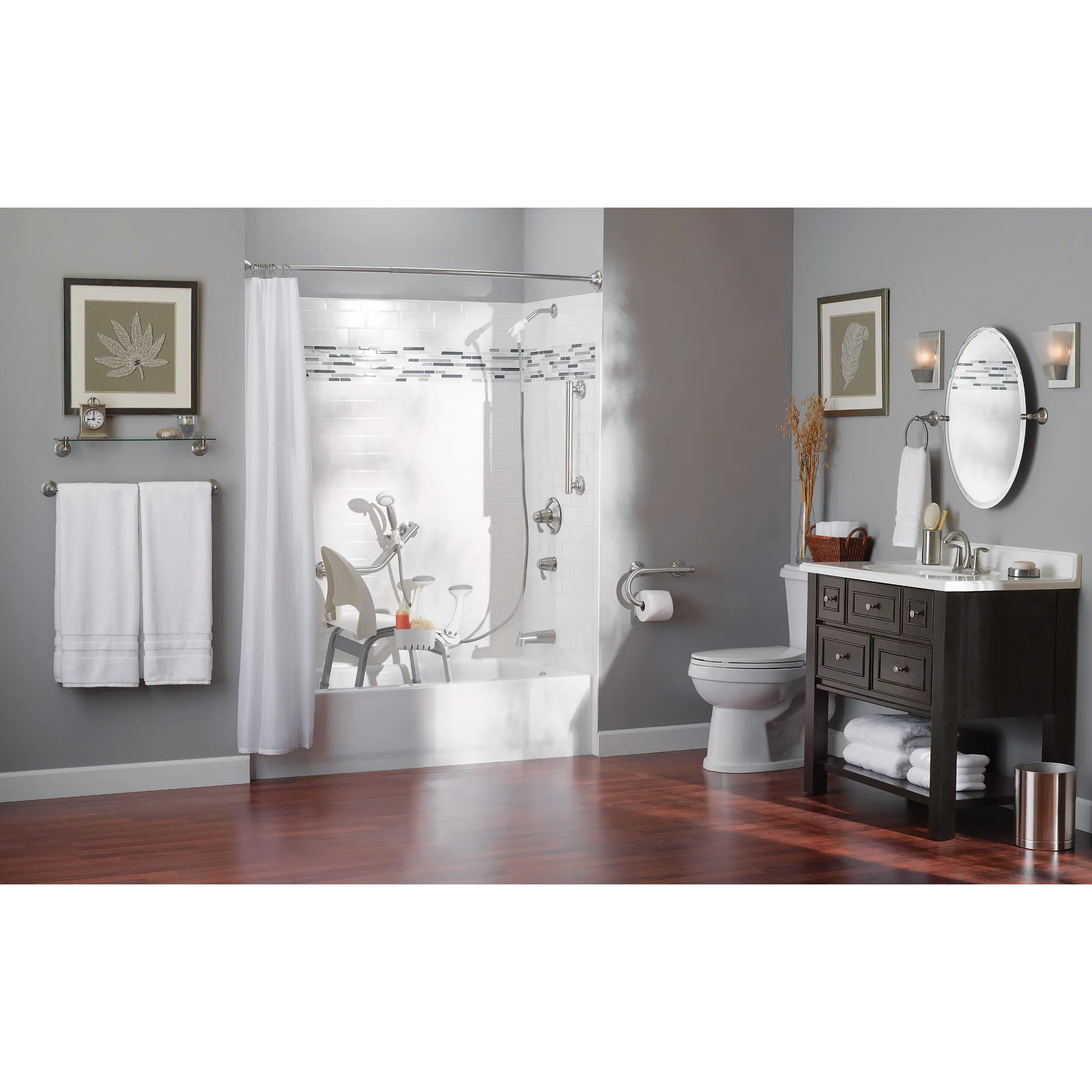 Moen Home Care Chrome 24" Designer Grab Bar - Image 6