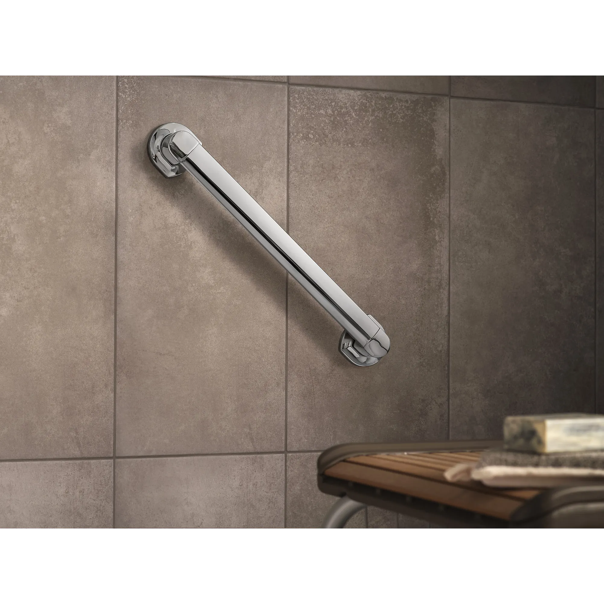 Genta™ 18" Grab Bar Chrome - Image 2