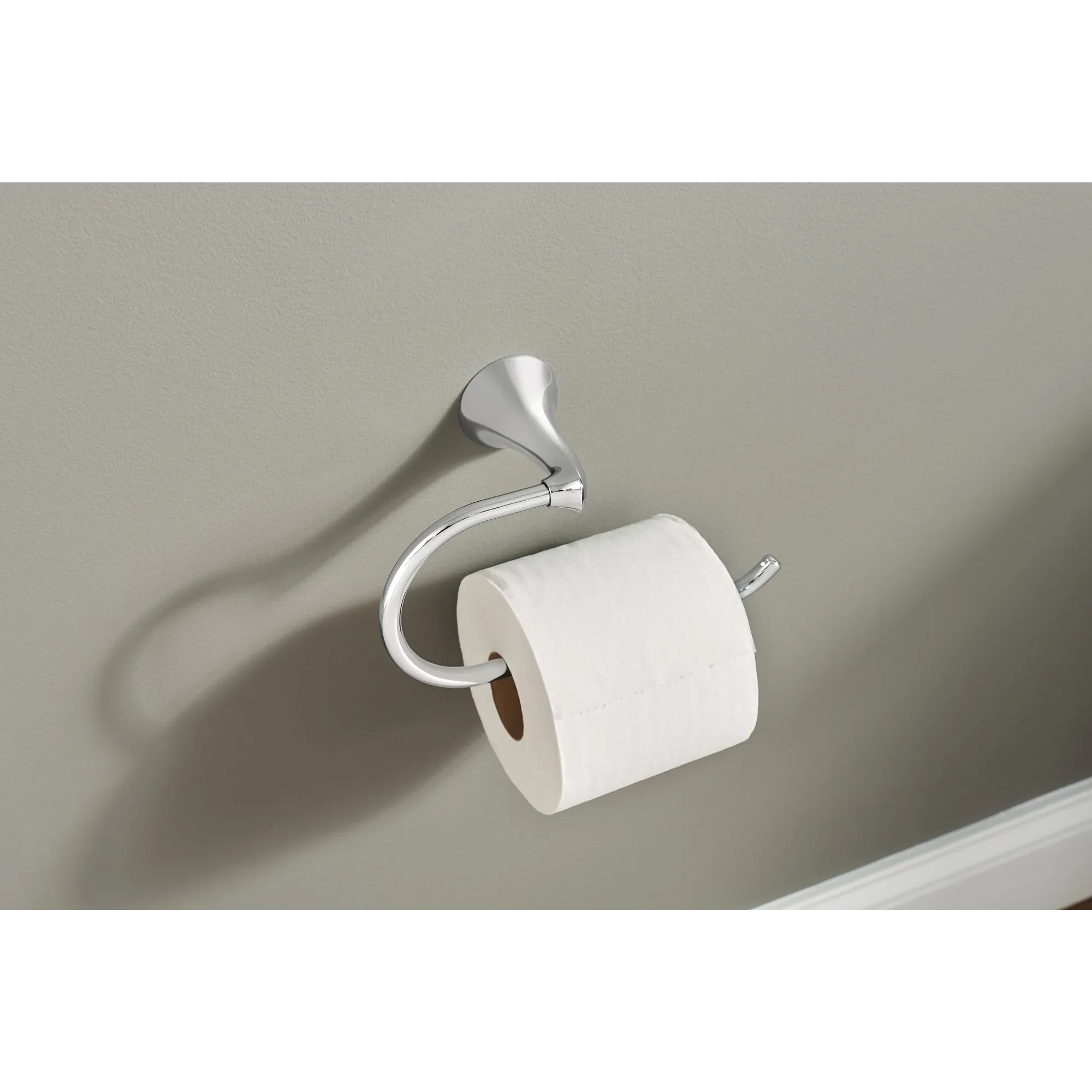 Darcy Chrome European Toilet Paper Holder - Image 2