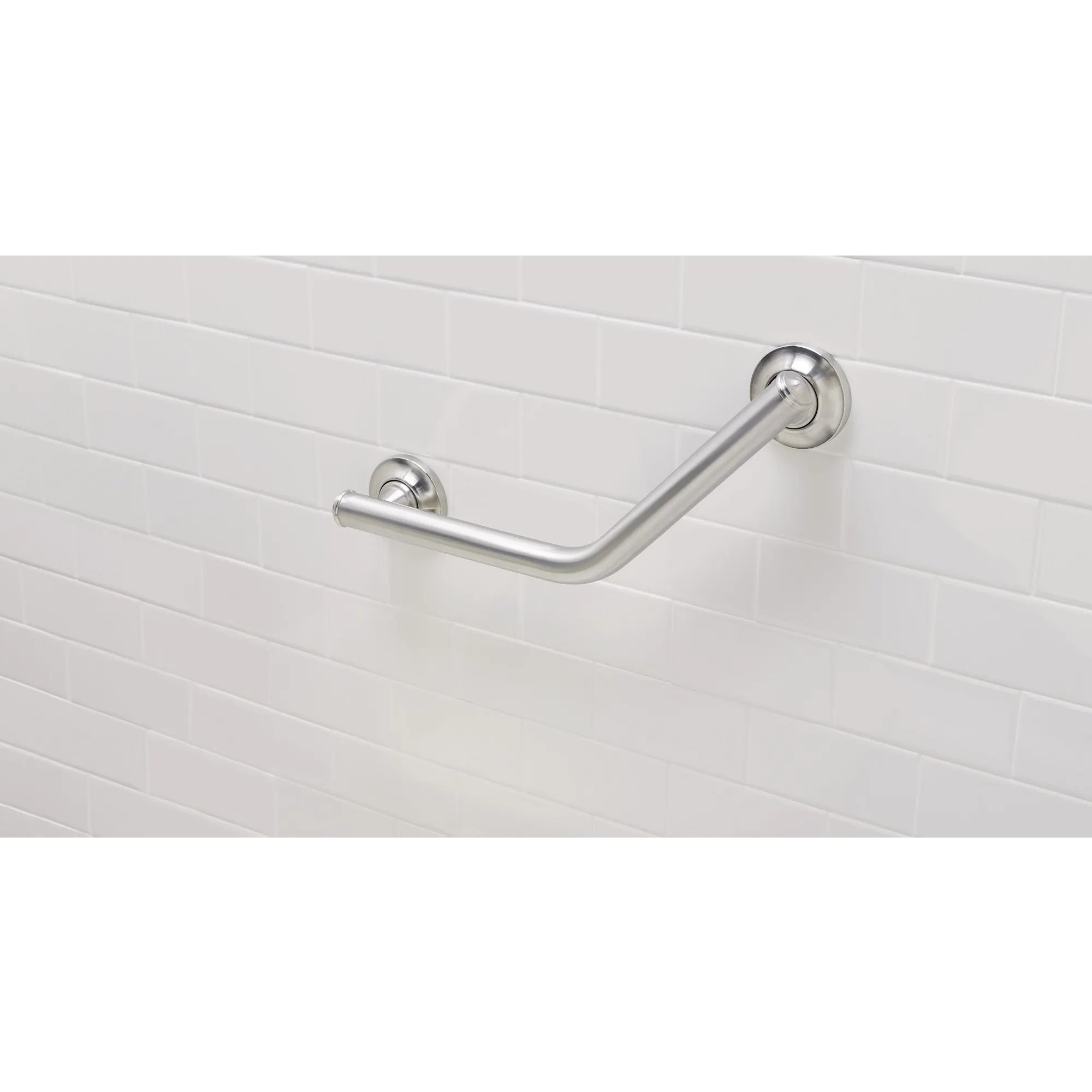 Moen Home Care Brushed nickel 16" Angled Grab Bar - Image 4