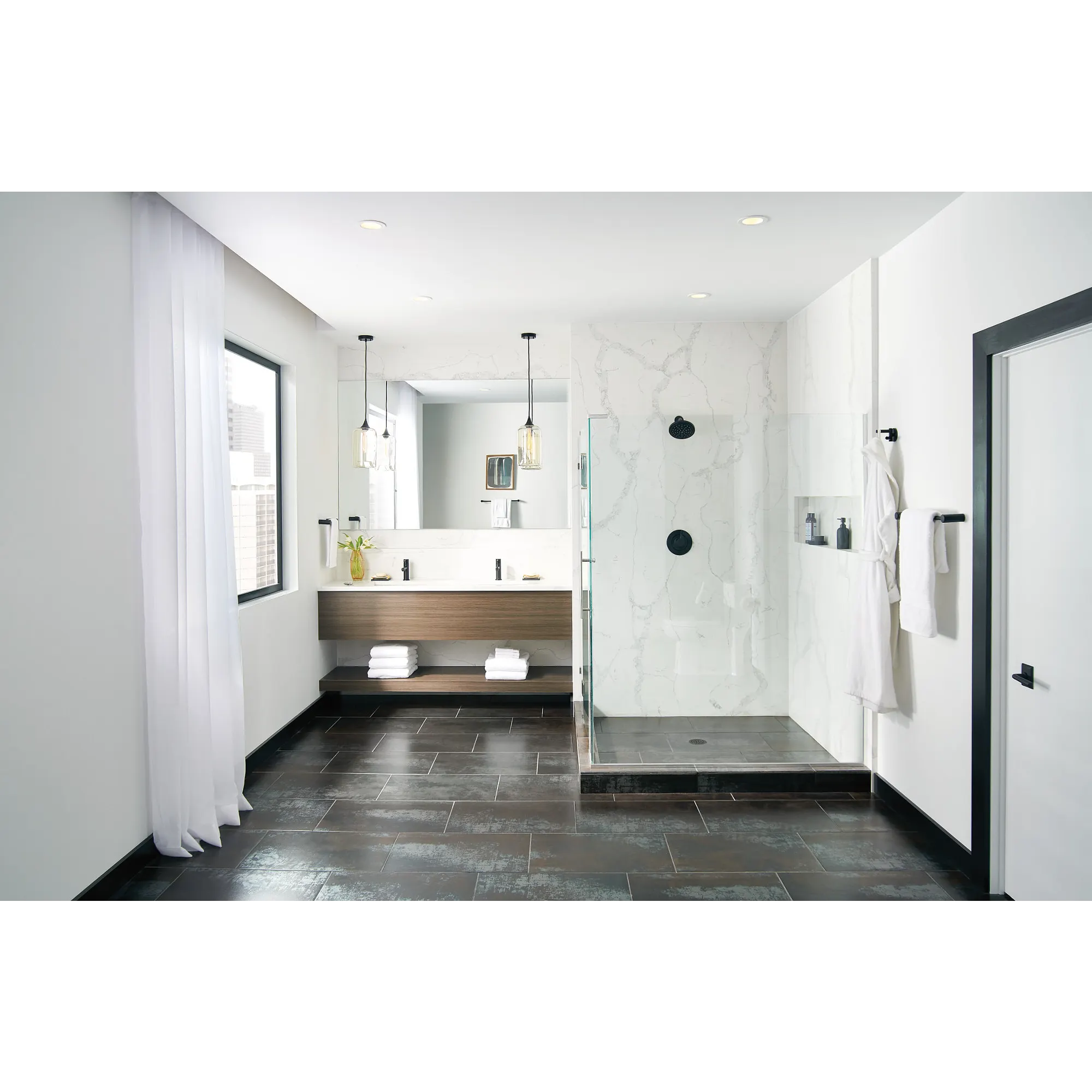 Moen One-Function 6 3/4" Diameter Spray Head Eco-Performance Rainshower - Image 2