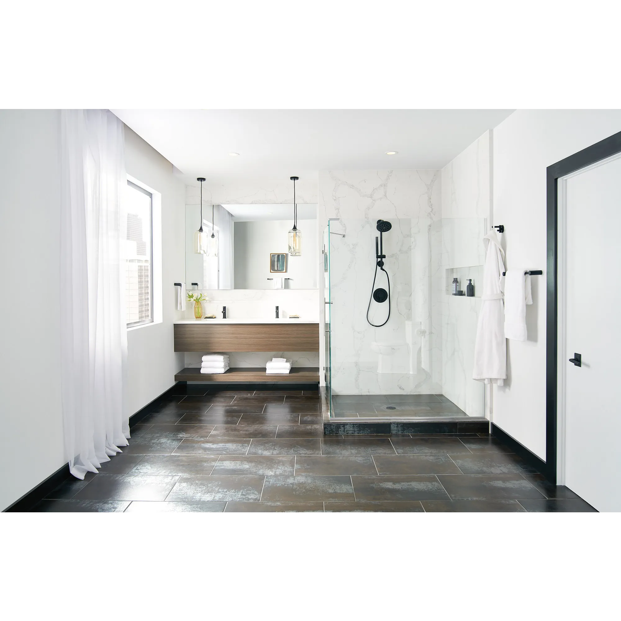 Moen One-Function 6-3/4" Diameter Spray Head Rainshower - Image 10