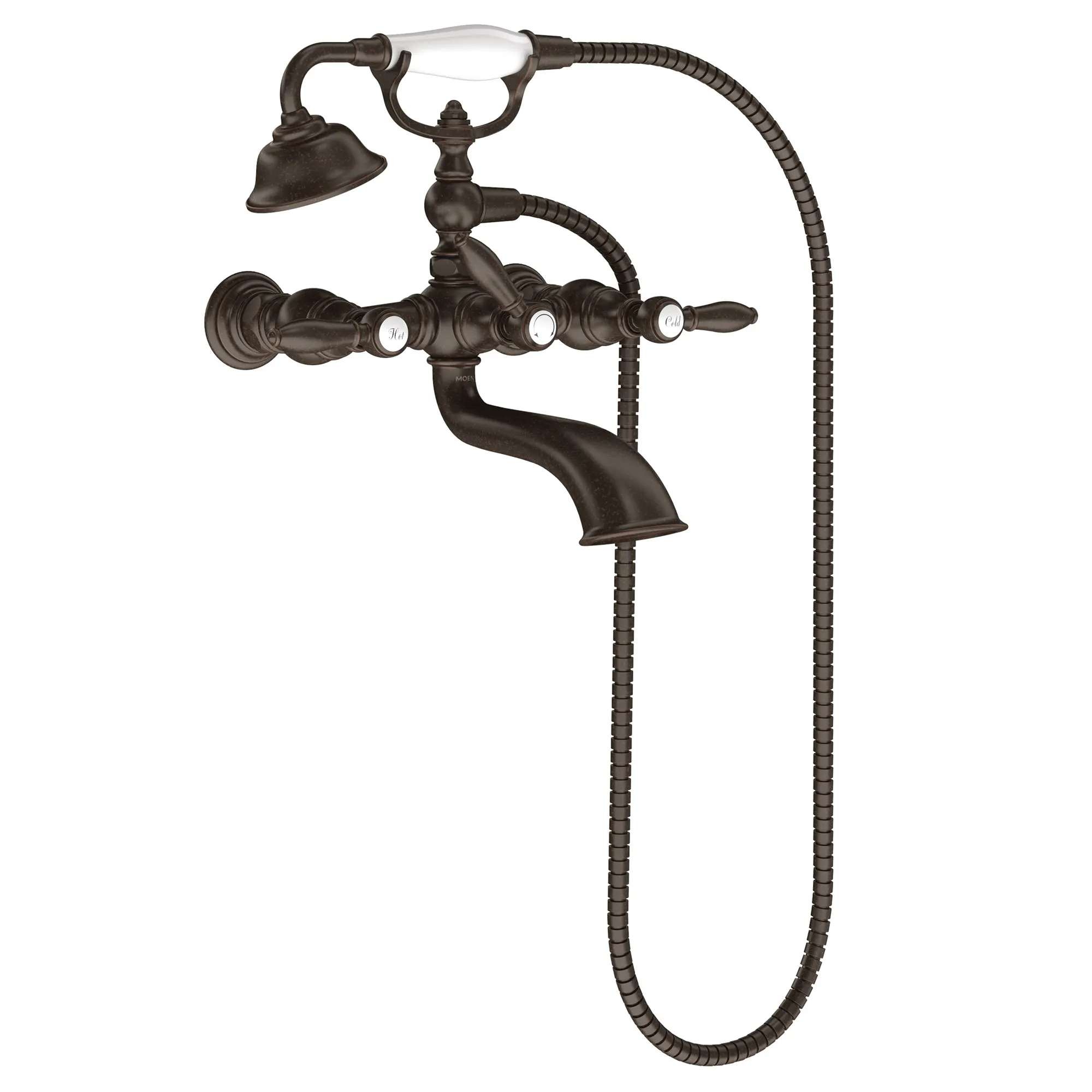 Weymouth Two-Handle Tub Filler including Handheld Shower - Image 12