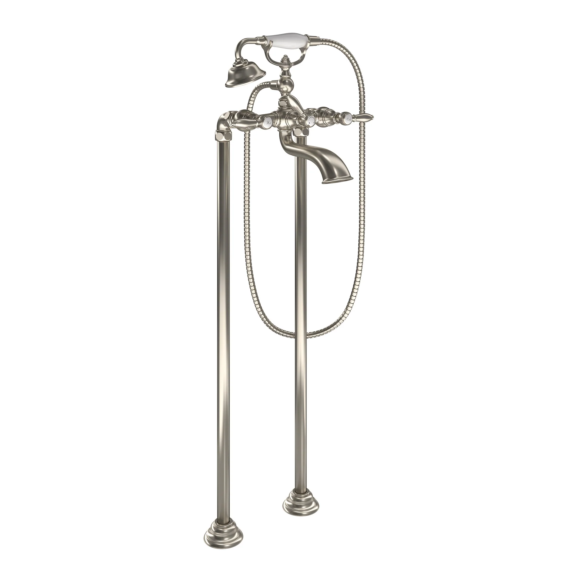 Weymouth Two-Handle Tub Filler including Handheld Shower - Image 13