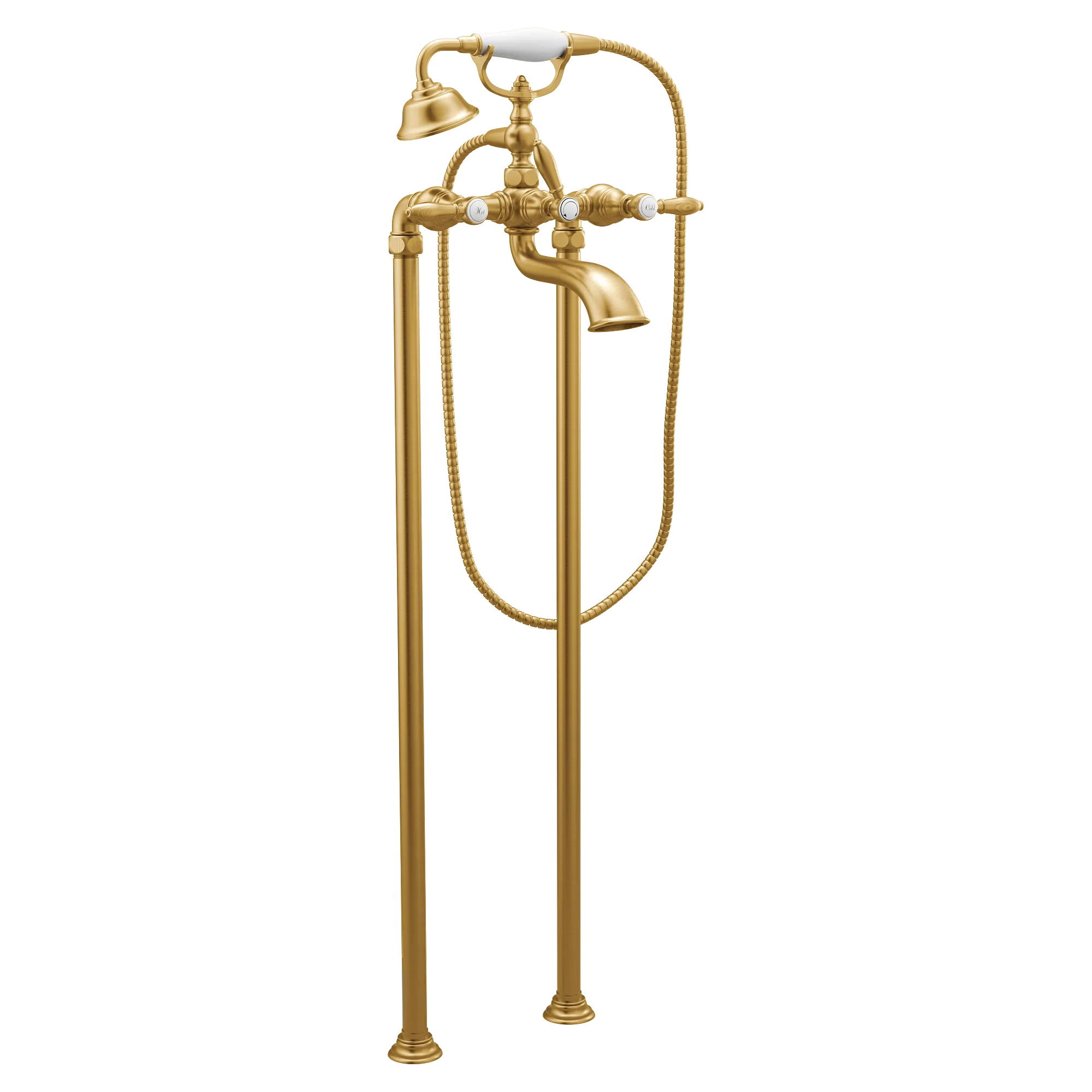 Weymouth Two-Handle Tub Filler including Handheld Shower - Image 20