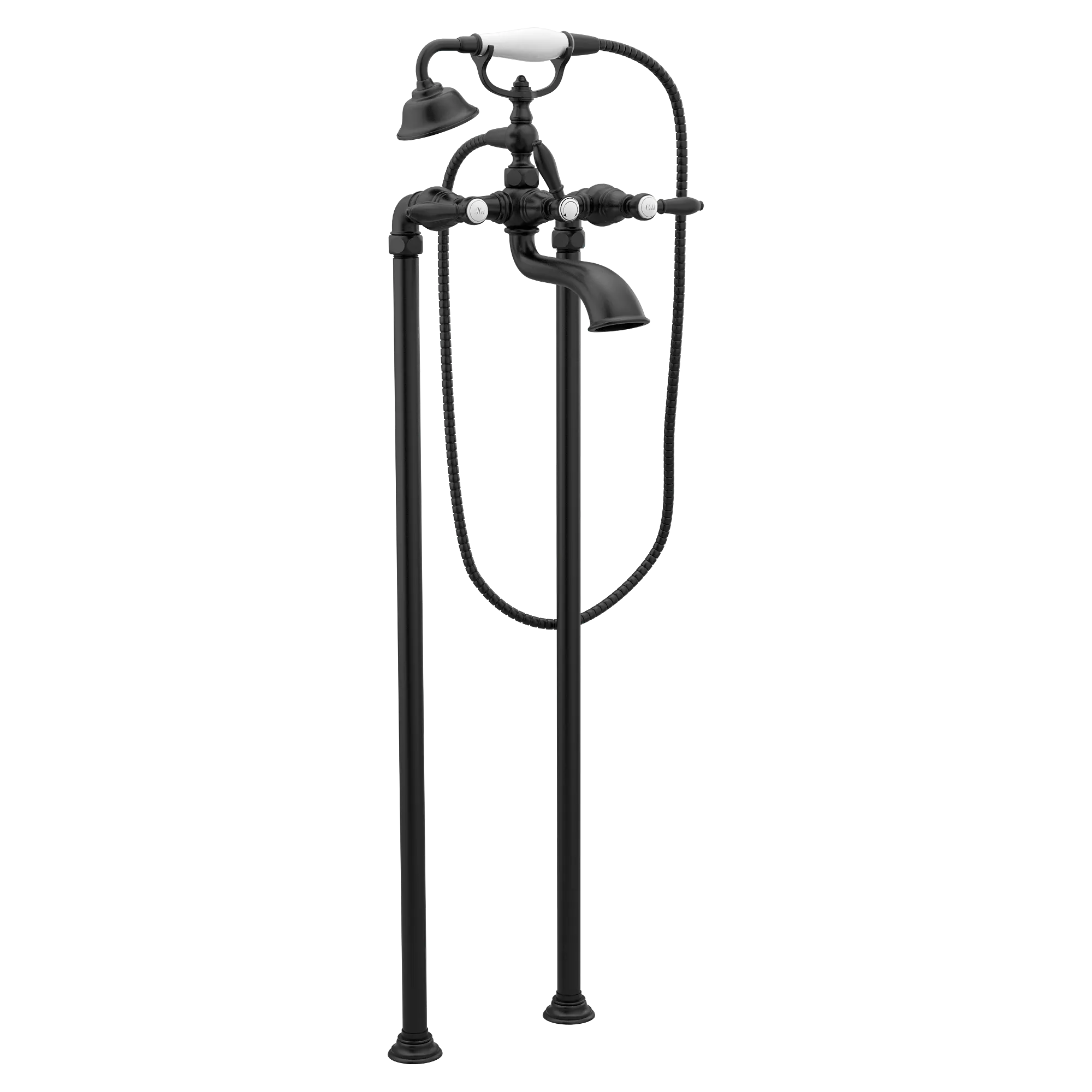 Weymouth Two-Handle Tub Filler including Handheld Shower - Image 6
