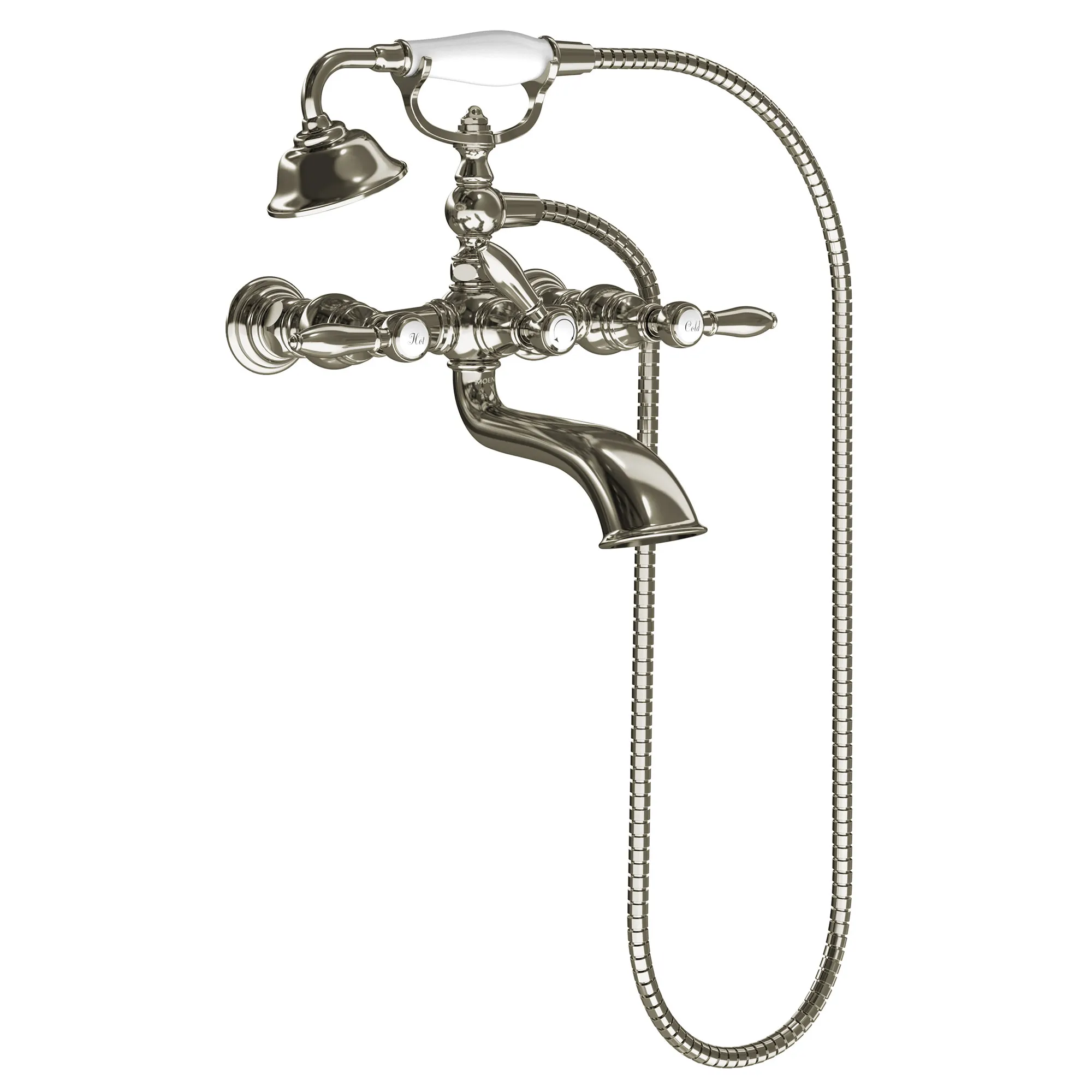 Weymouth Two-Handle Tub Filler including Handheld Shower - Image 9