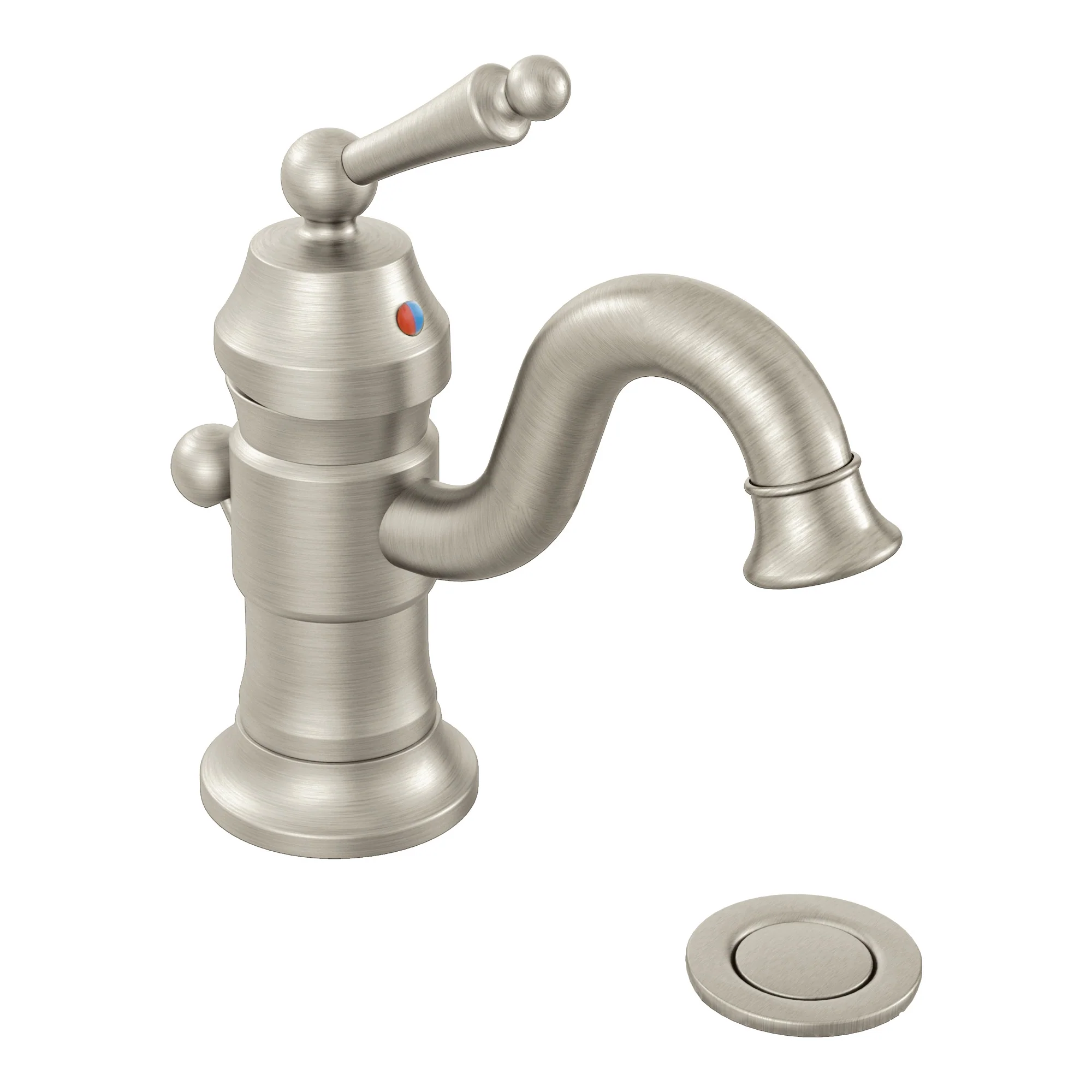 Waterhill Chrome One-Handle High Arc Bathroom Faucet - Image 20