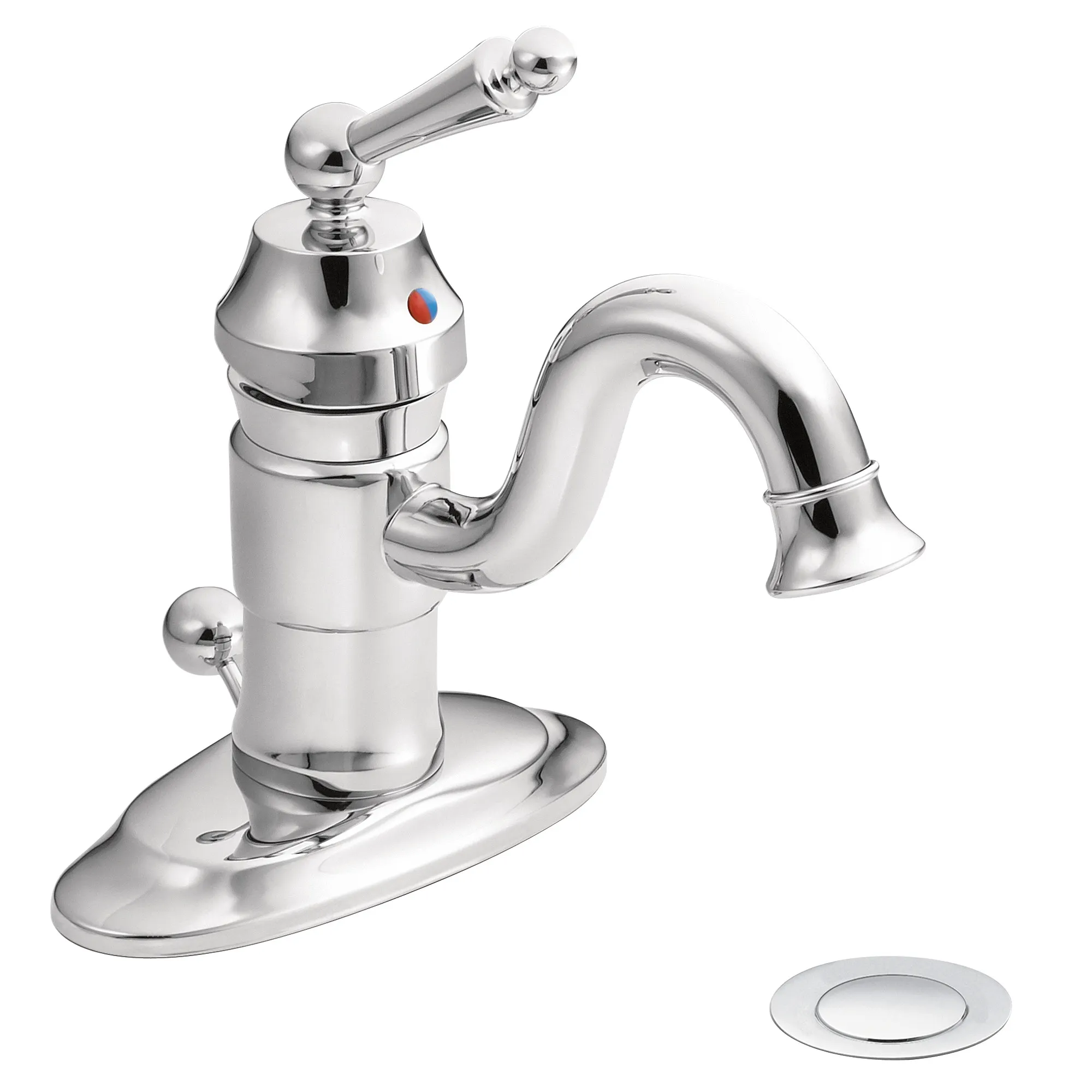 Waterhill Chrome One-Handle High Arc Bathroom Faucet - Image 5