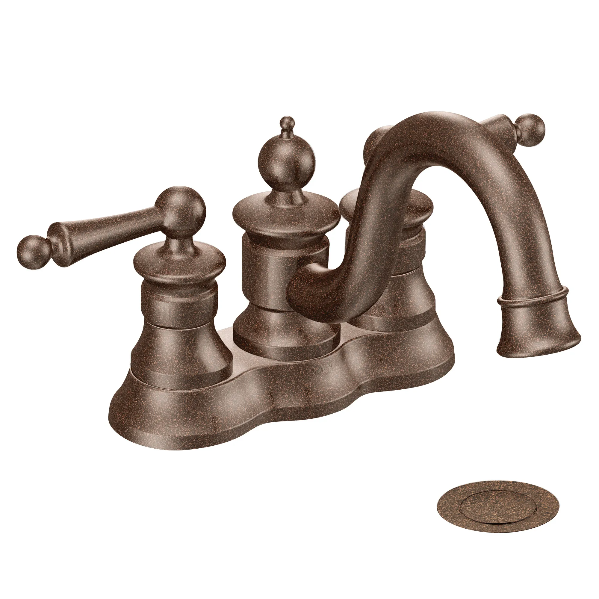Waterhill Chrome two-handle high arc bathroom faucet - Image 4
