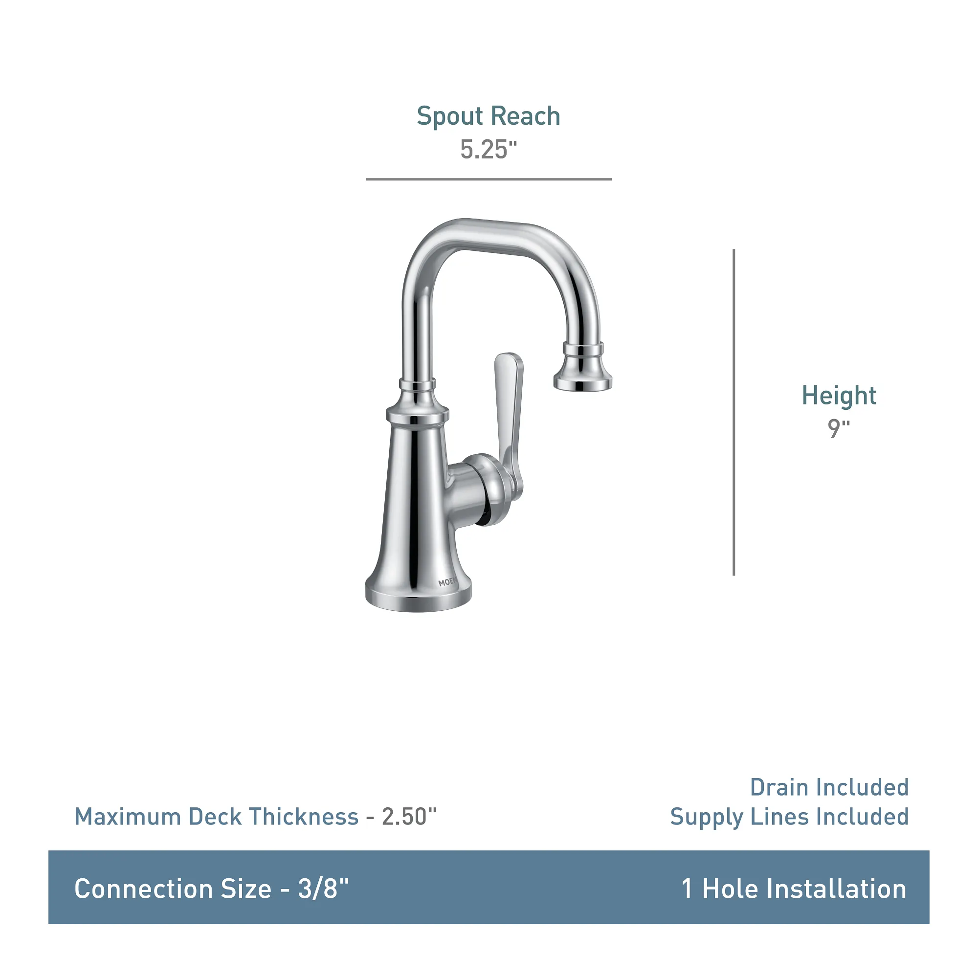 Colinet One-handle Bathroom Sink Faucet - Image 9