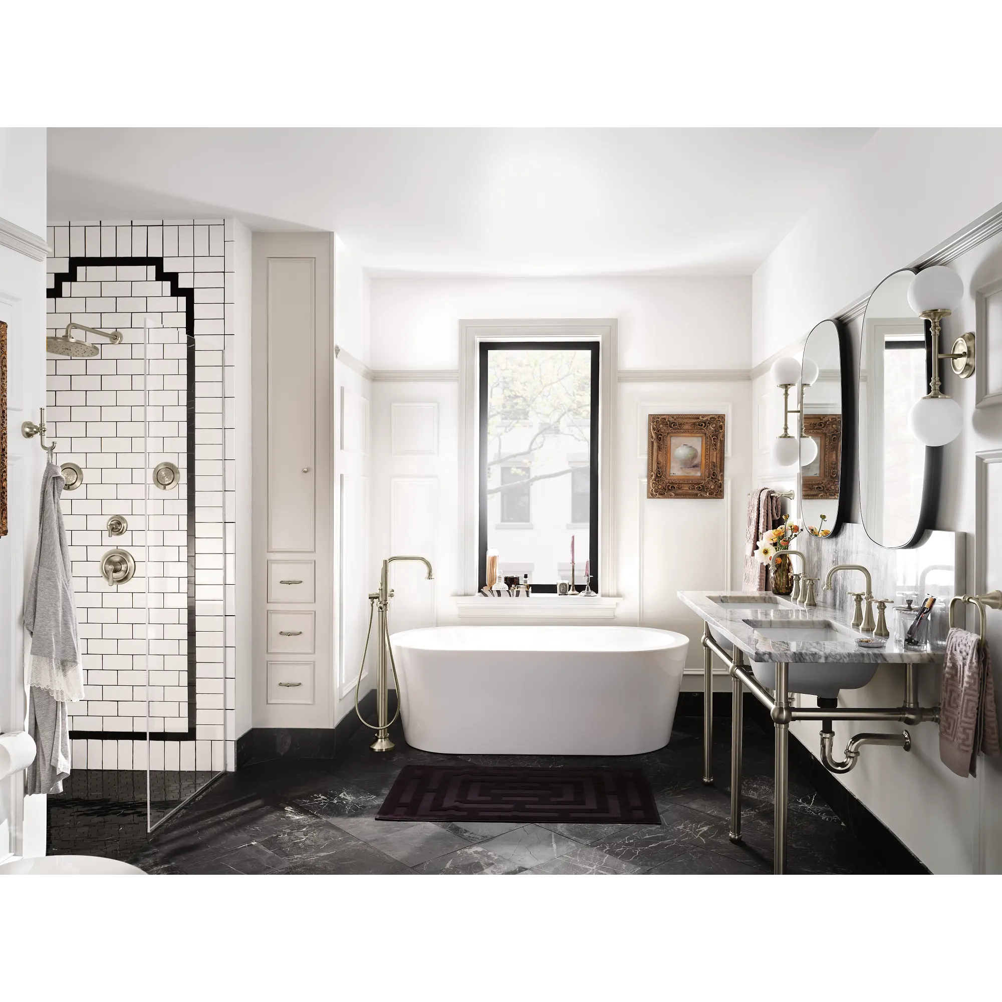Colinet Chrome one-handle tub filler includes hand shower - Image 10