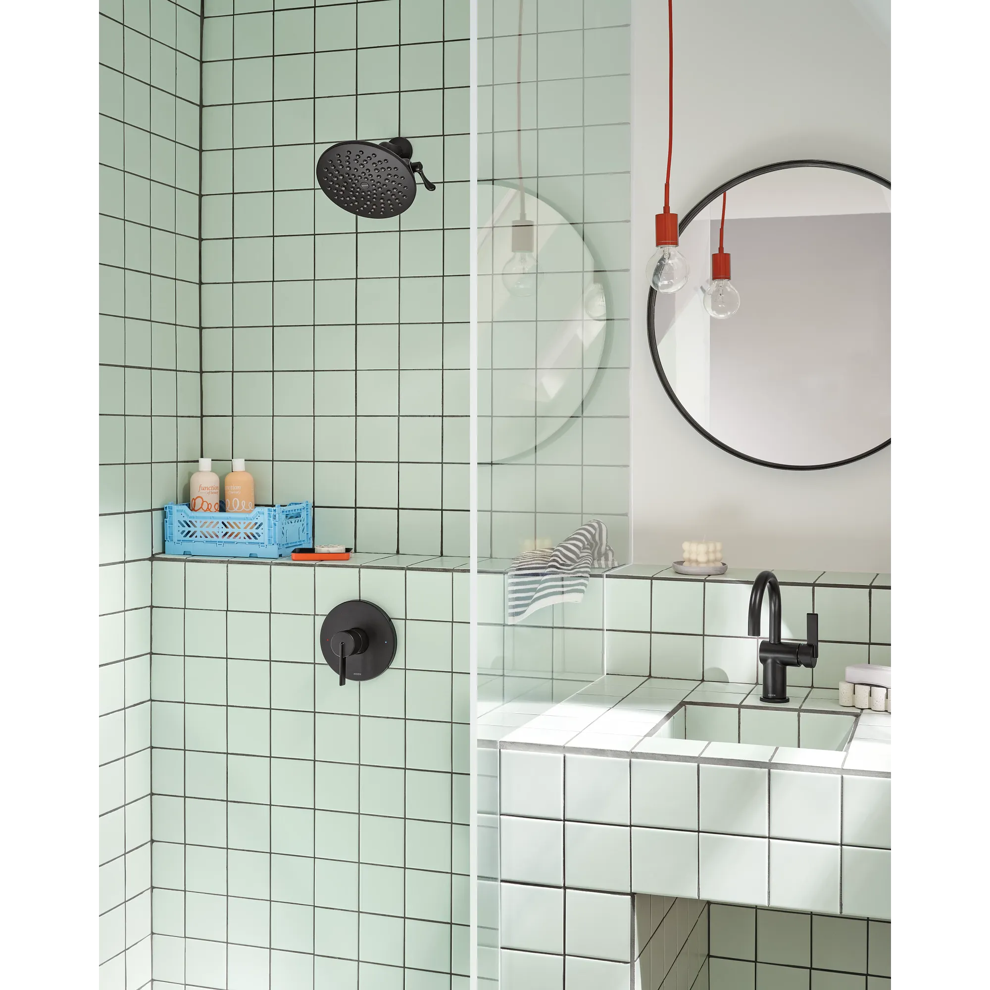 Velocity Moen Two-Function 8" Diameter Spray Head Rainshower - Image 14