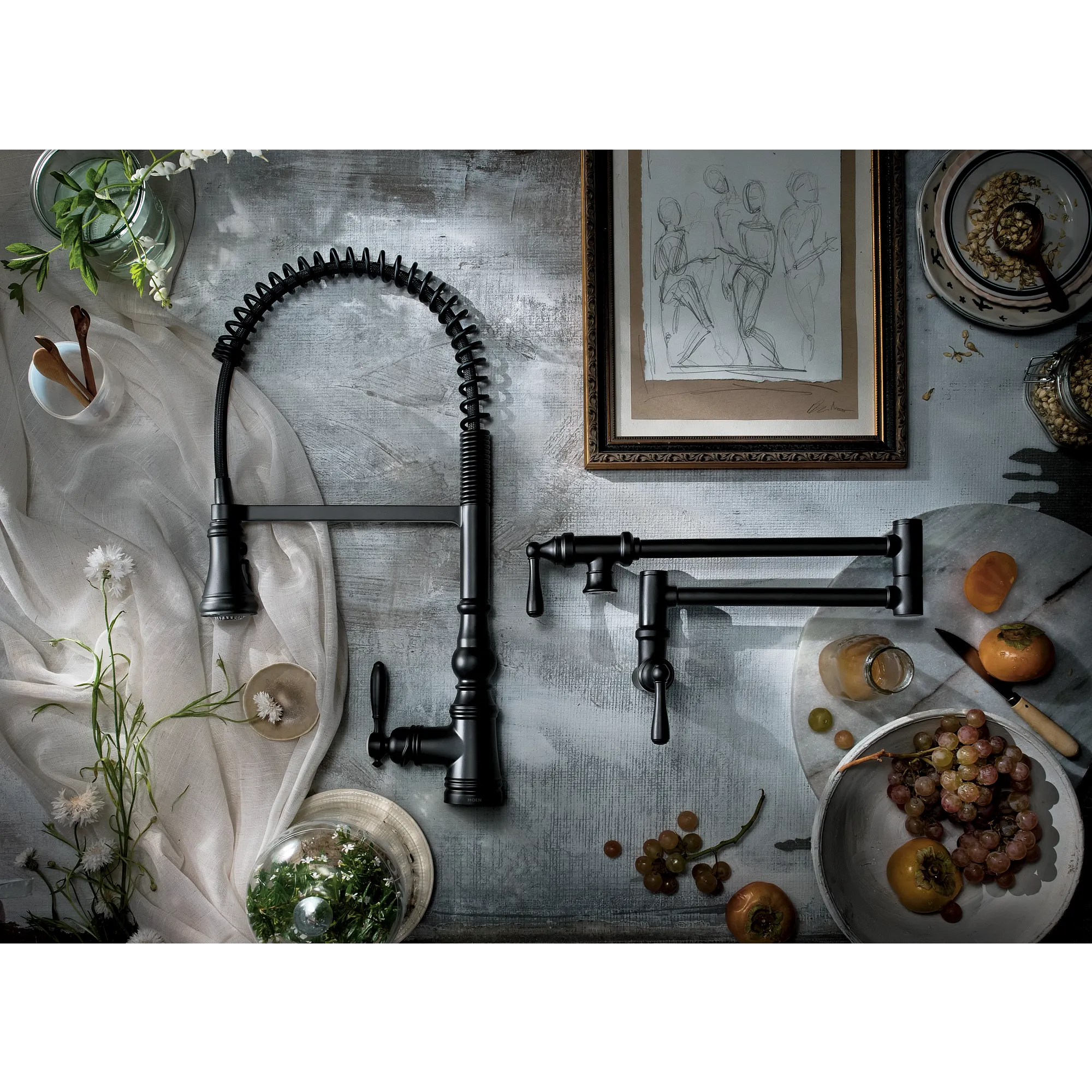 Traditional Wall Mount Swing Arm Pot Filler - Image 17