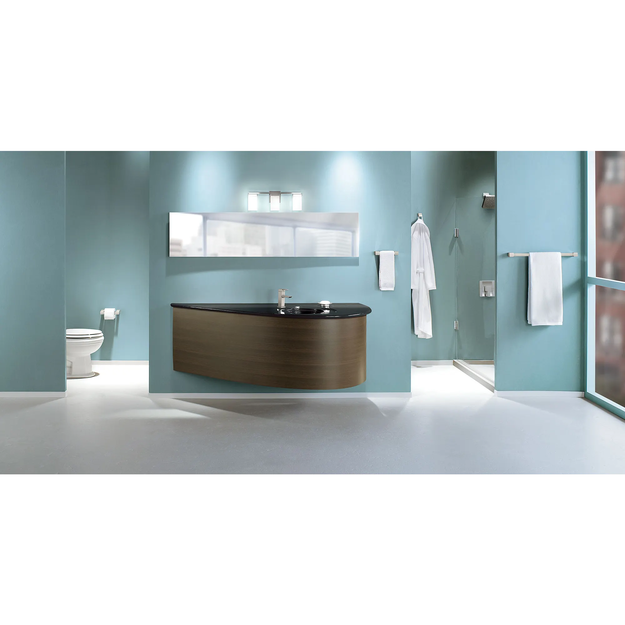 90 Degree Chrome One-Handle Open Waterway Bathroom Faucet - Image 13