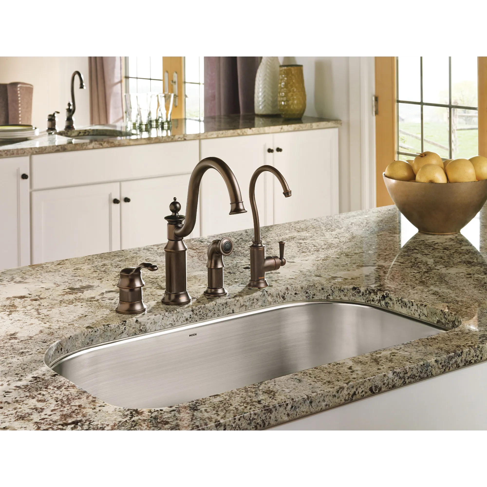 Waterhill Chrome One-Handle High Arc Kitchen Faucet - Image 15