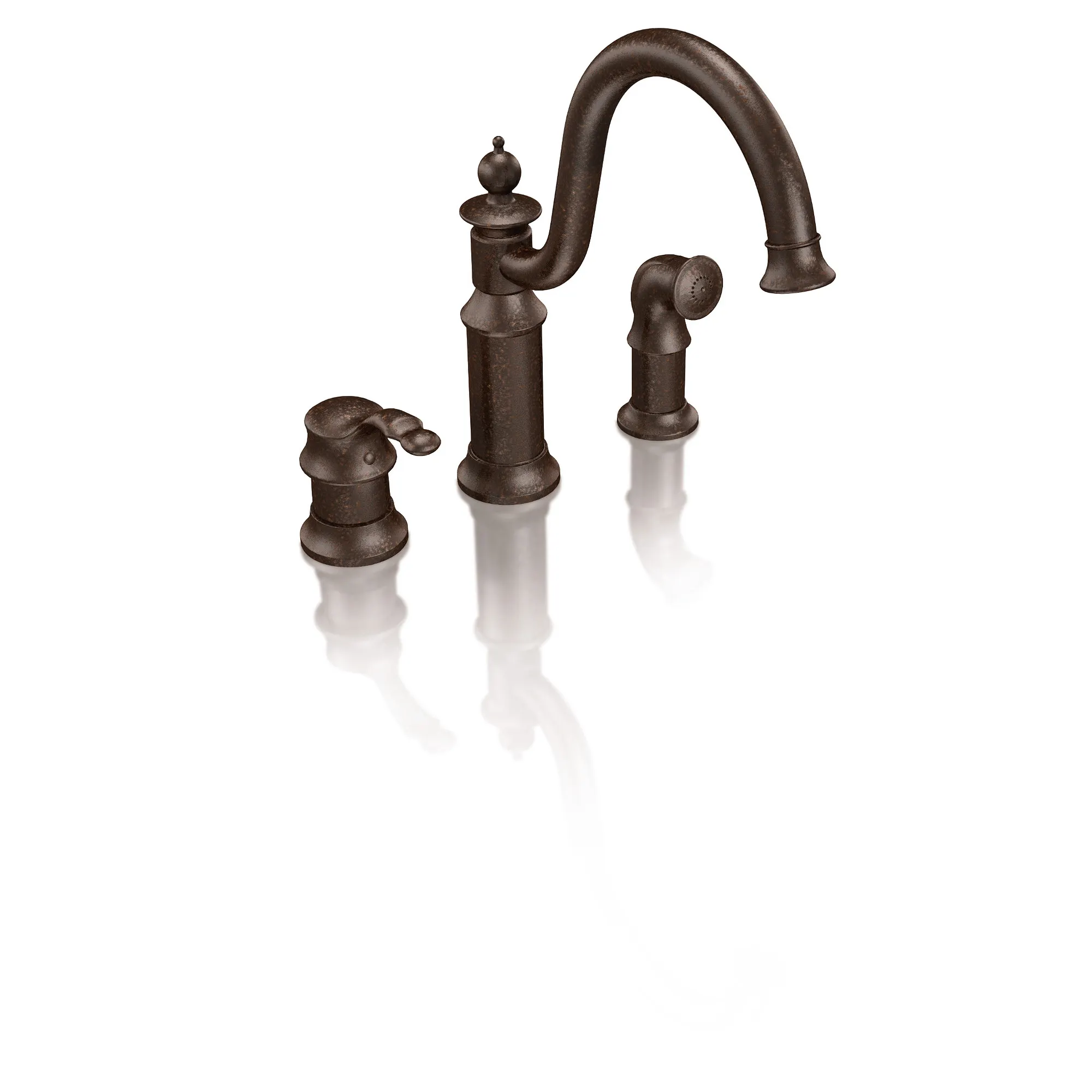 Waterhill Chrome One-Handle High Arc Kitchen Faucet - Image 5