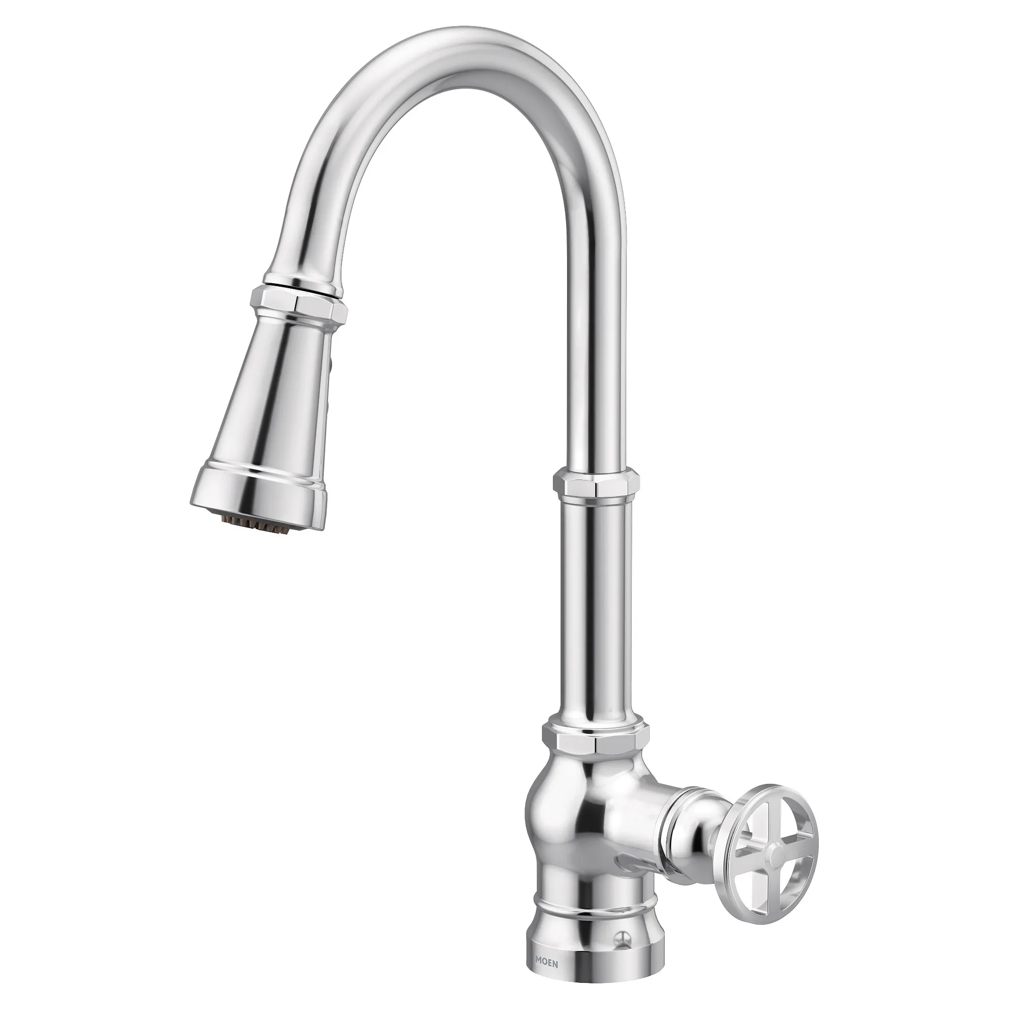 Paterson One-Handle High Arc Pulldown Kitchen Faucet - Image 7