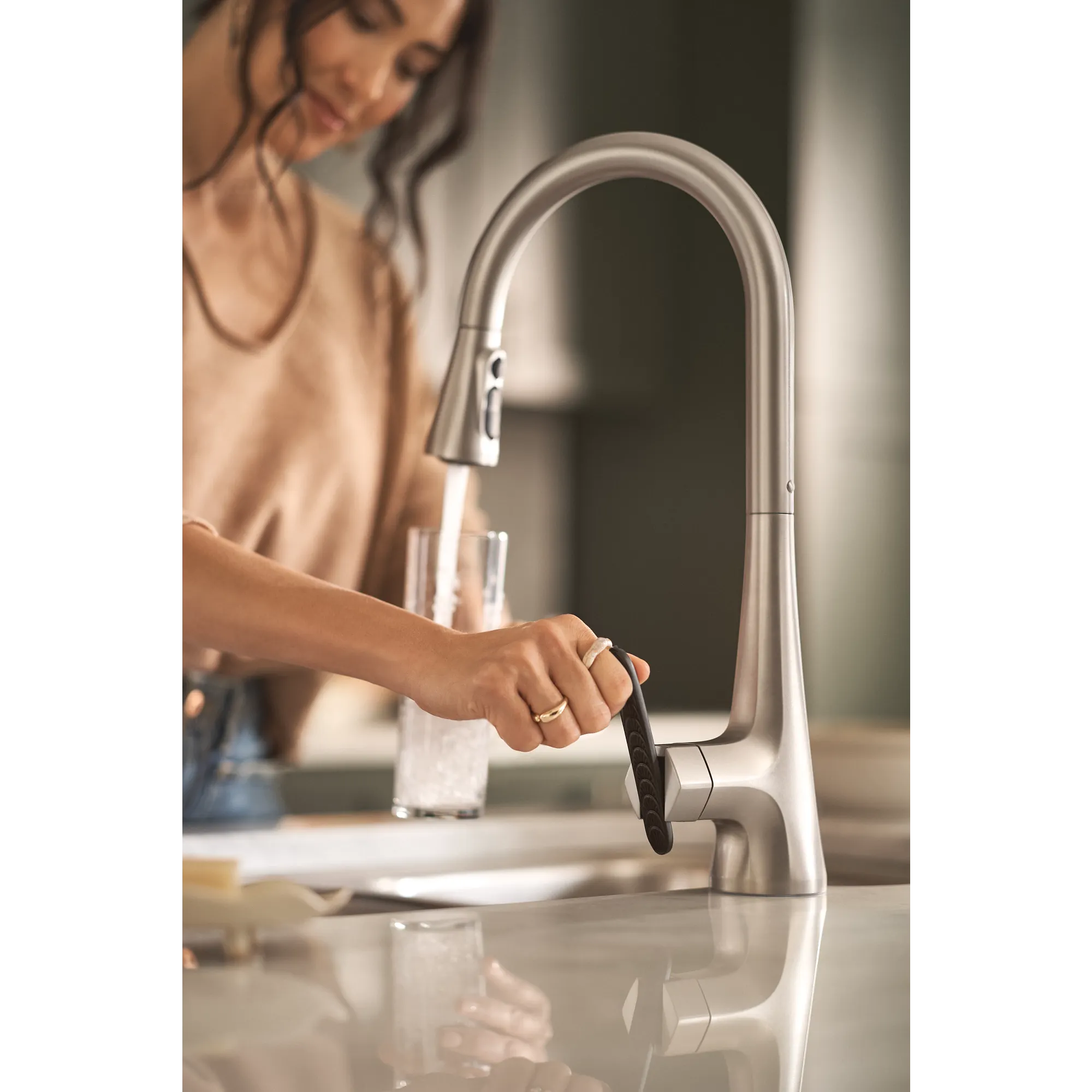 Sinema Motion Control Smart Pulldown Touchless Kitchen Faucet - Image 33