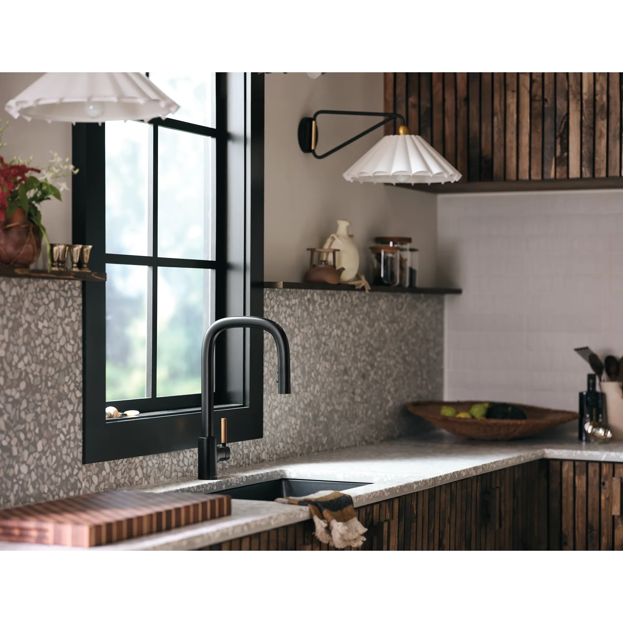 Tenon One-handle High Arc Pulldown Kitchen Faucet - Image 17