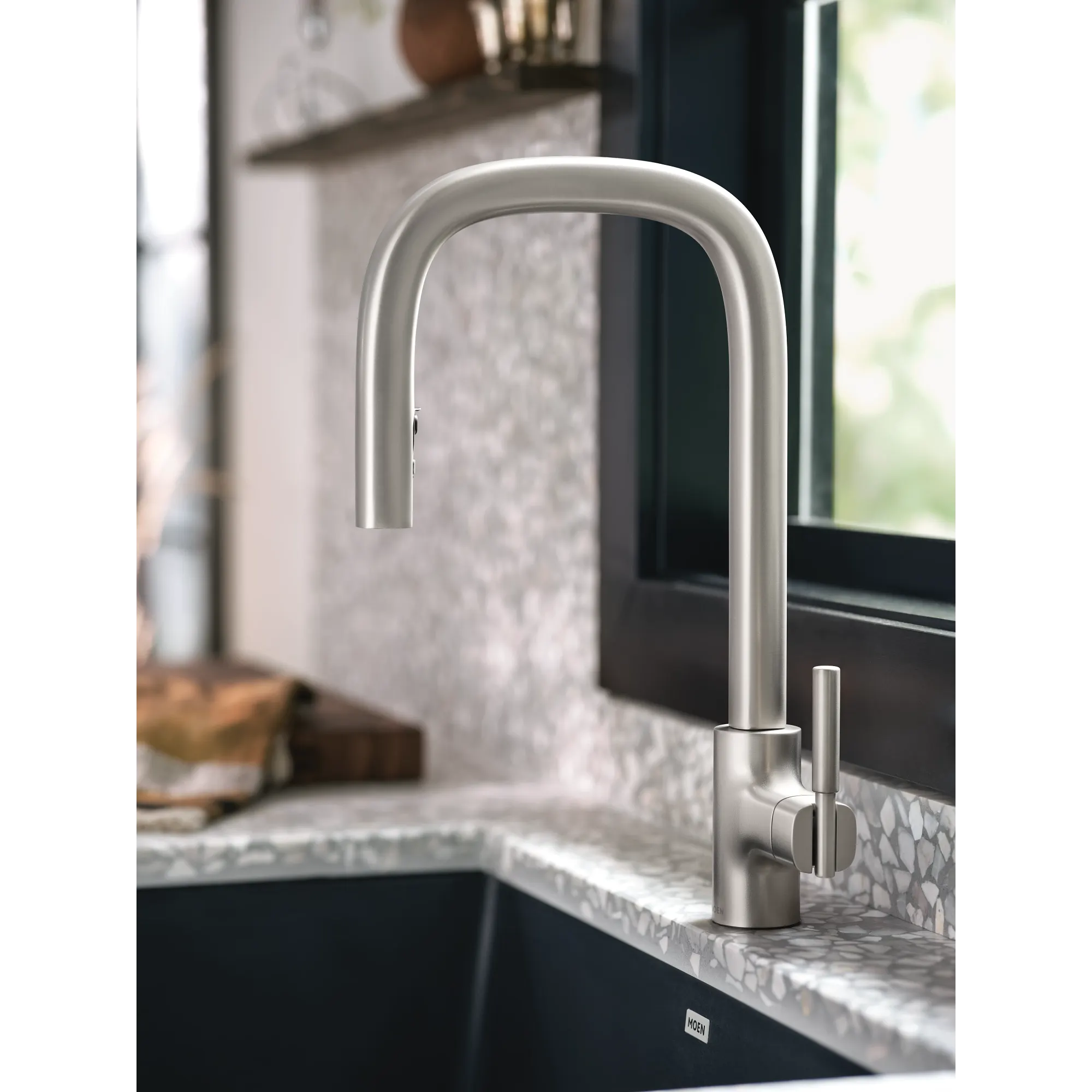 Tenon One-handle High Arc Pulldown Kitchen Faucet - Image 31