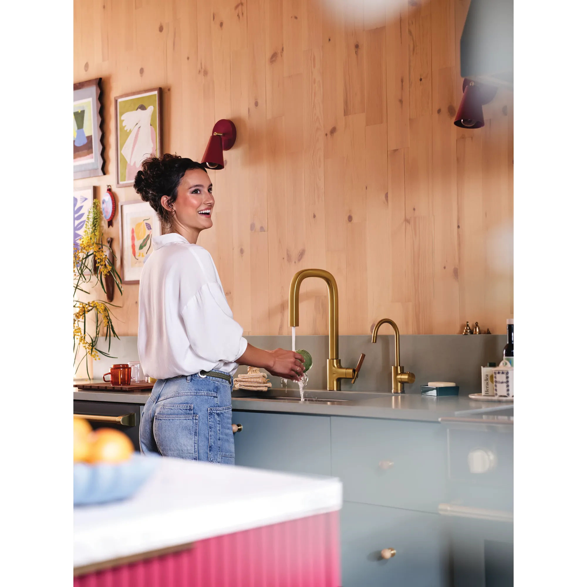 Tenon One-handle High Arc Pulldown Kitchen Faucet - Image 52