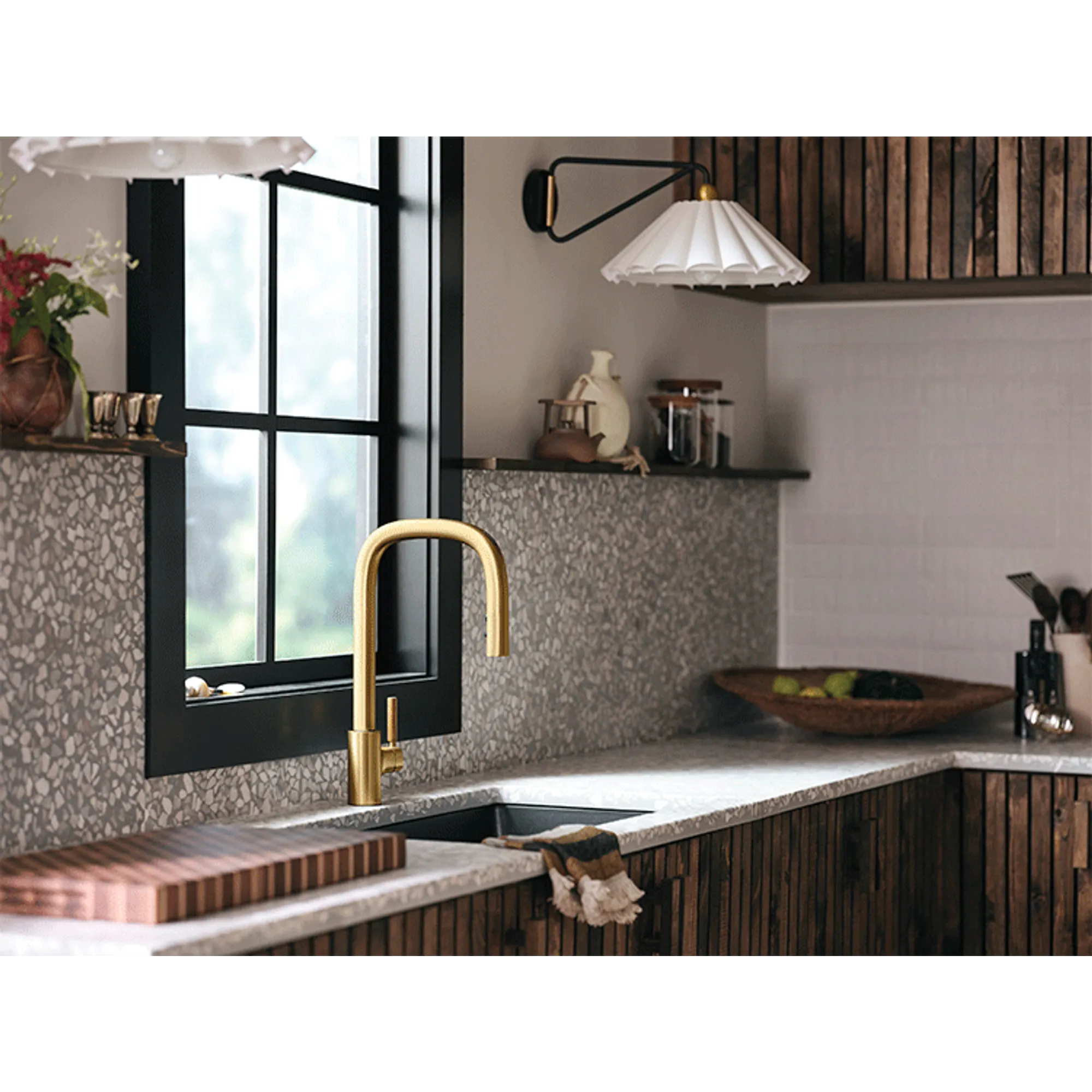 Tenon One-handle High Arc Pulldown Kitchen Faucet - Image 53