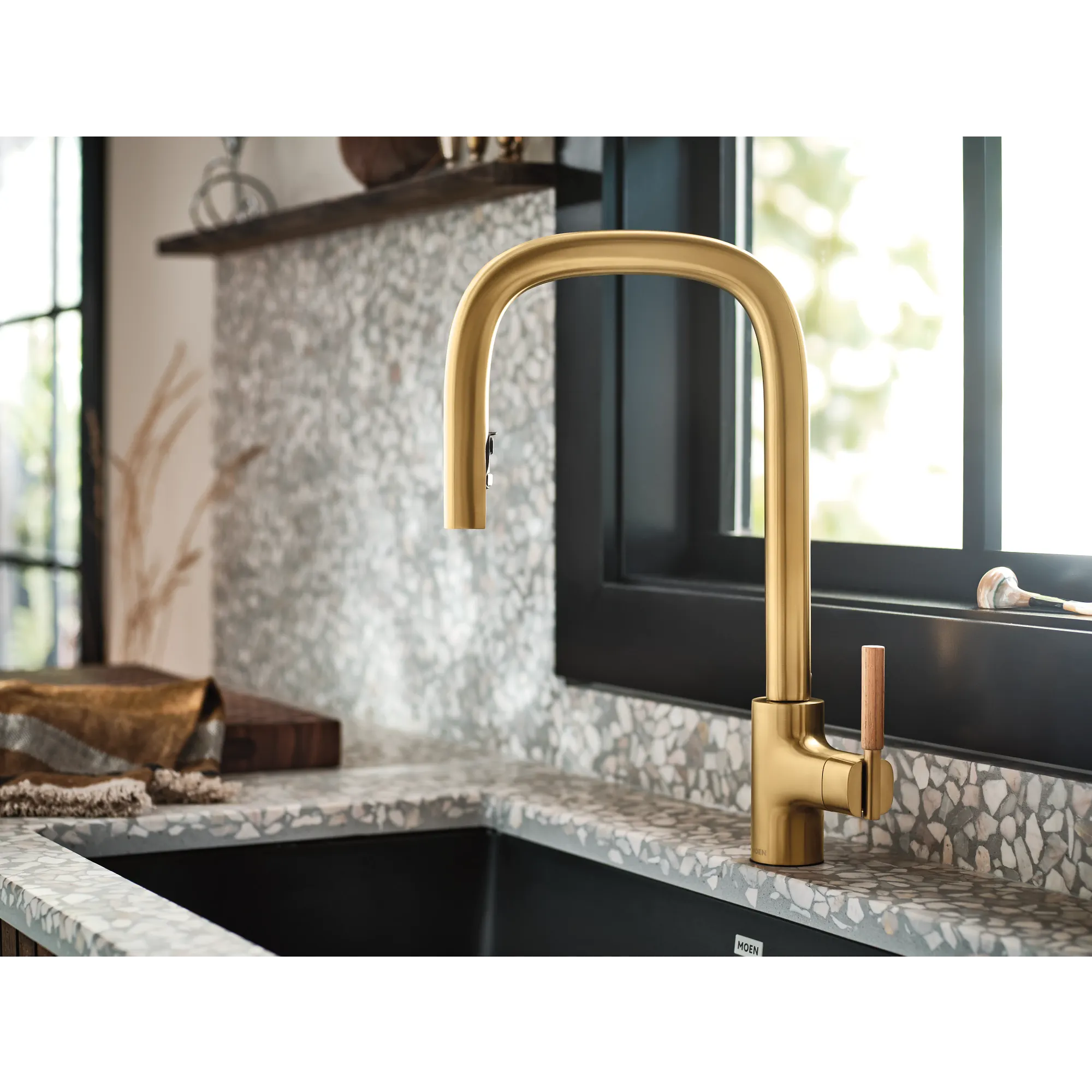 Tenon One-handle High Arc Pulldown Kitchen Faucet - Image 57
