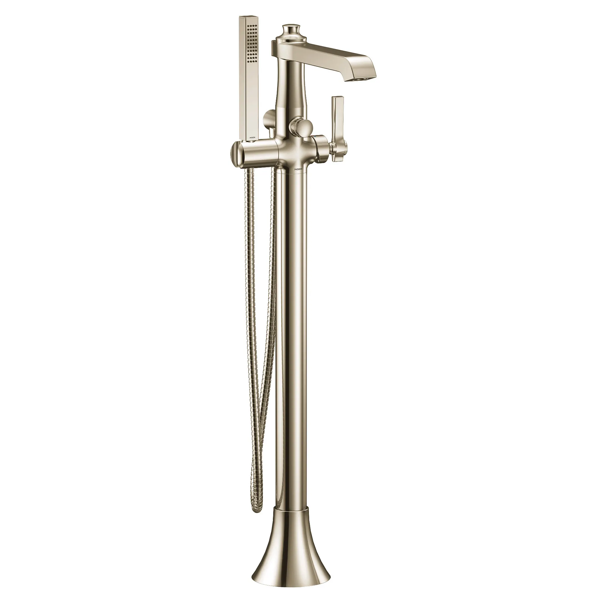 Flara Chrome one-handle tub filler includes hand shower - Image 6