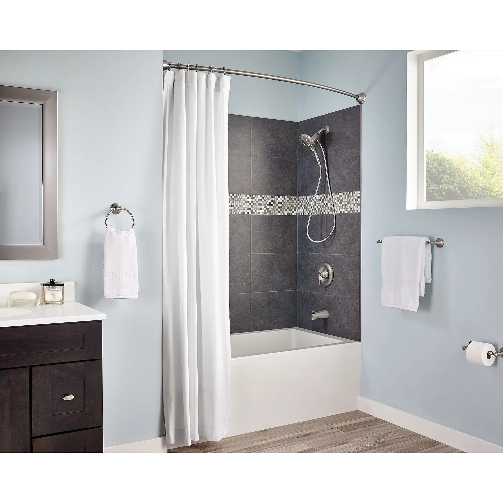 Moen Chrome Shower Curtain Rings - Image 28