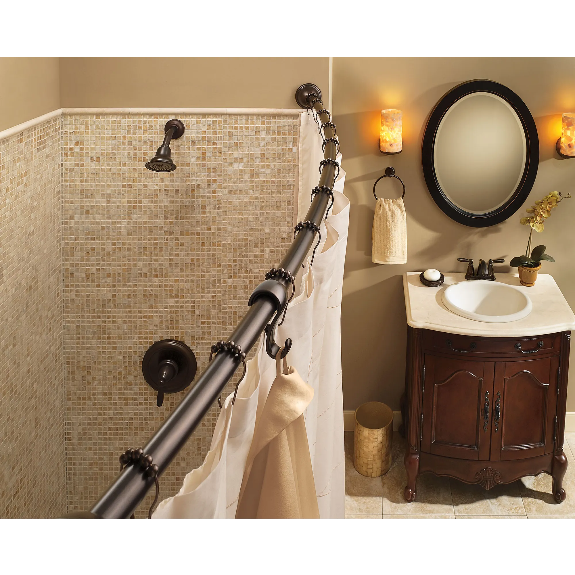 Moen Chrome Shower Curtain Rings - Image 32