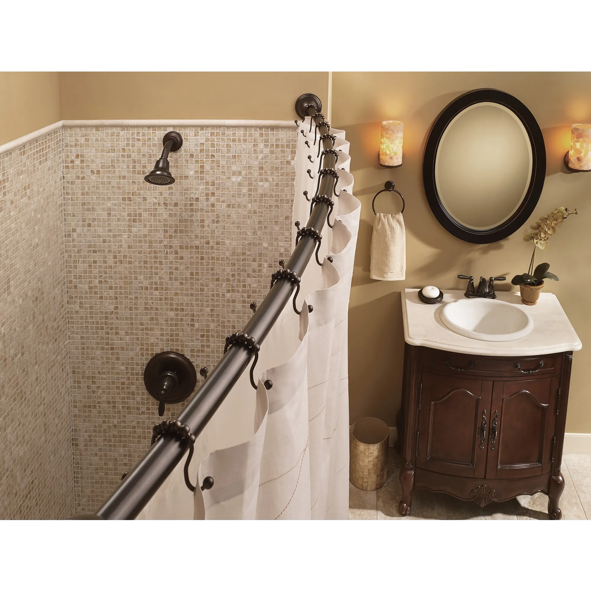 Moen Chrome Shower Curtain Rings - Image 37
