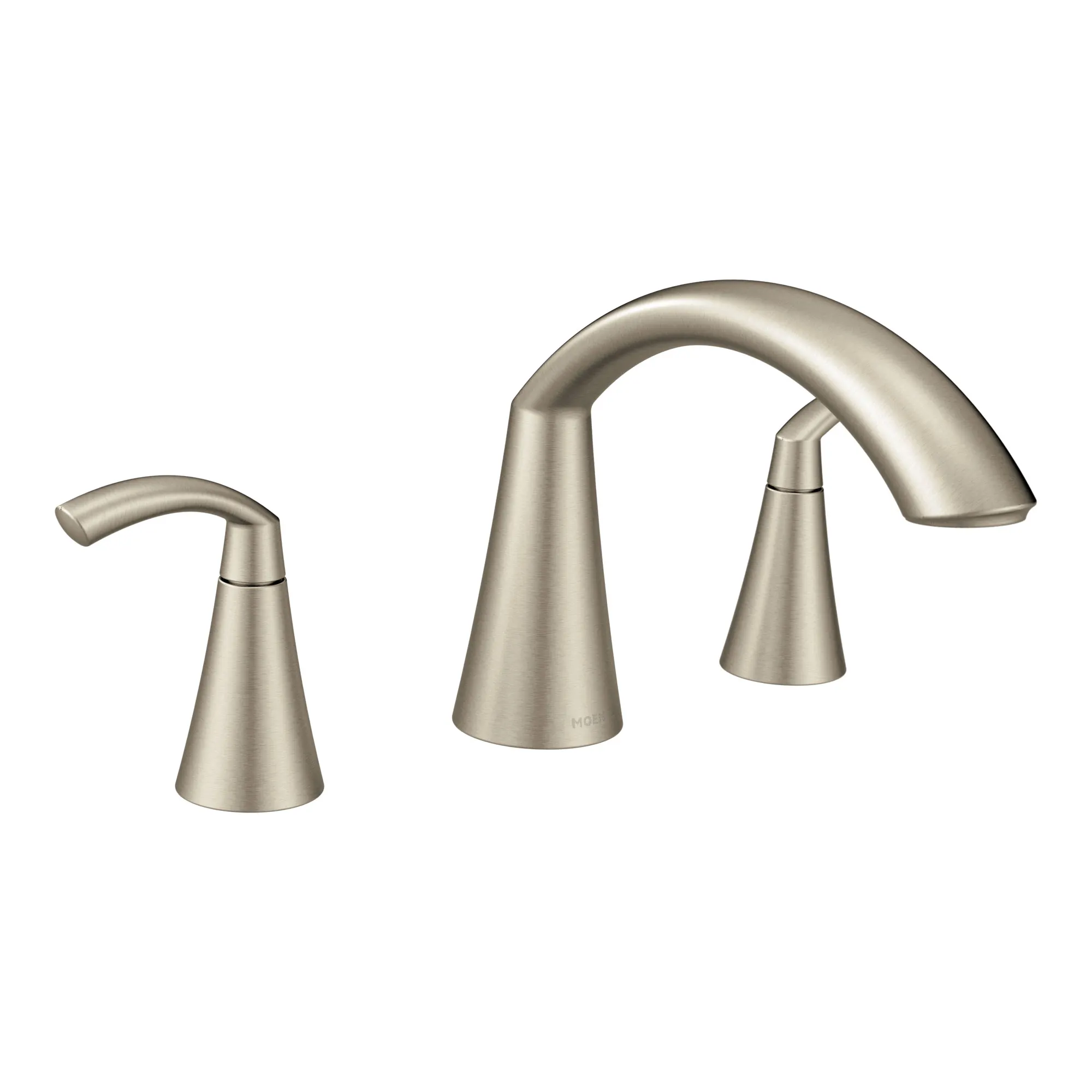 Glyde Chrome Two-Handle High Arc Roman Tub Faucet - Image 6