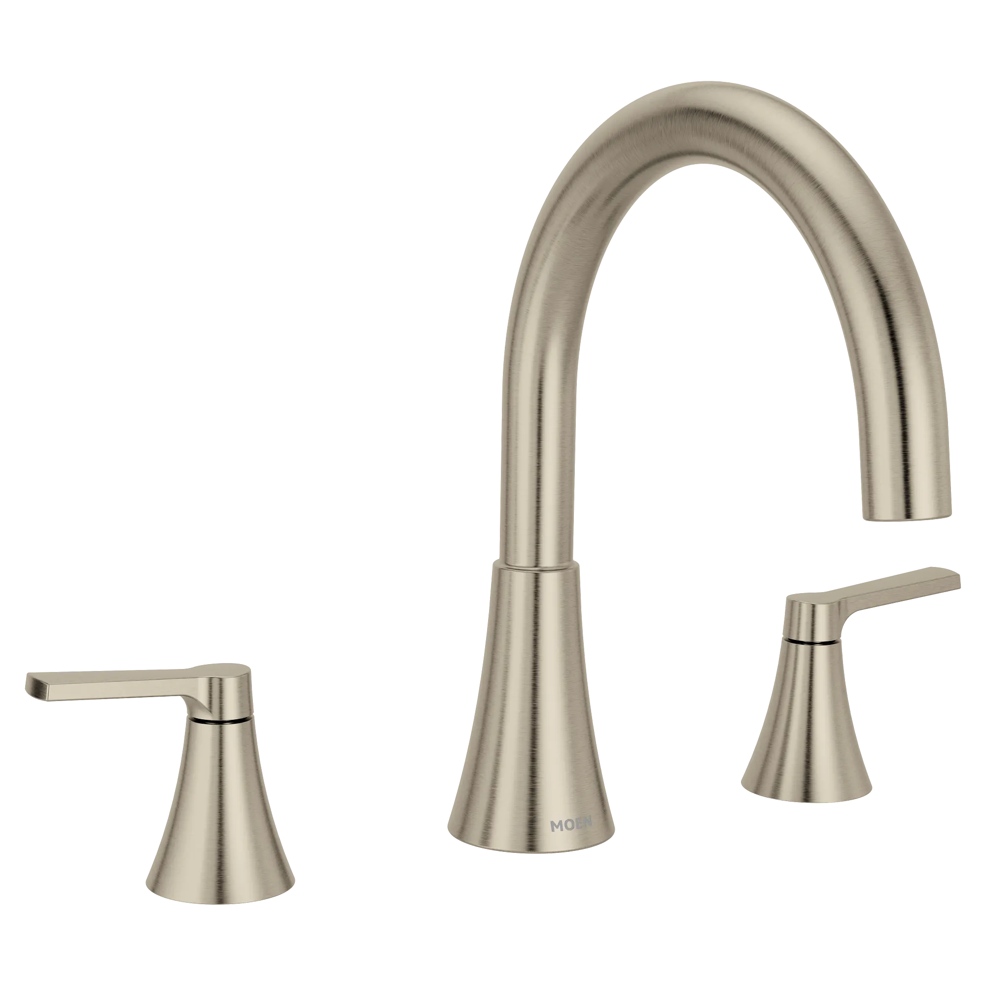 Jase Chrome two-handle non diverter roman tub faucet - Image 6