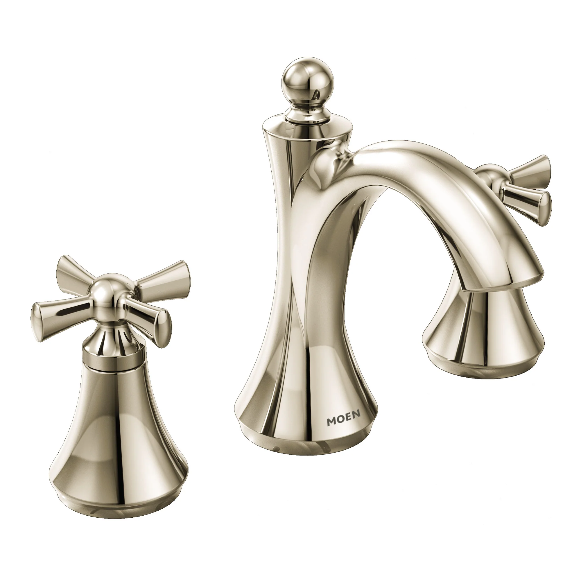 Wynford Chrome Two-Handle High Arc Bathroom Faucet - Image 6