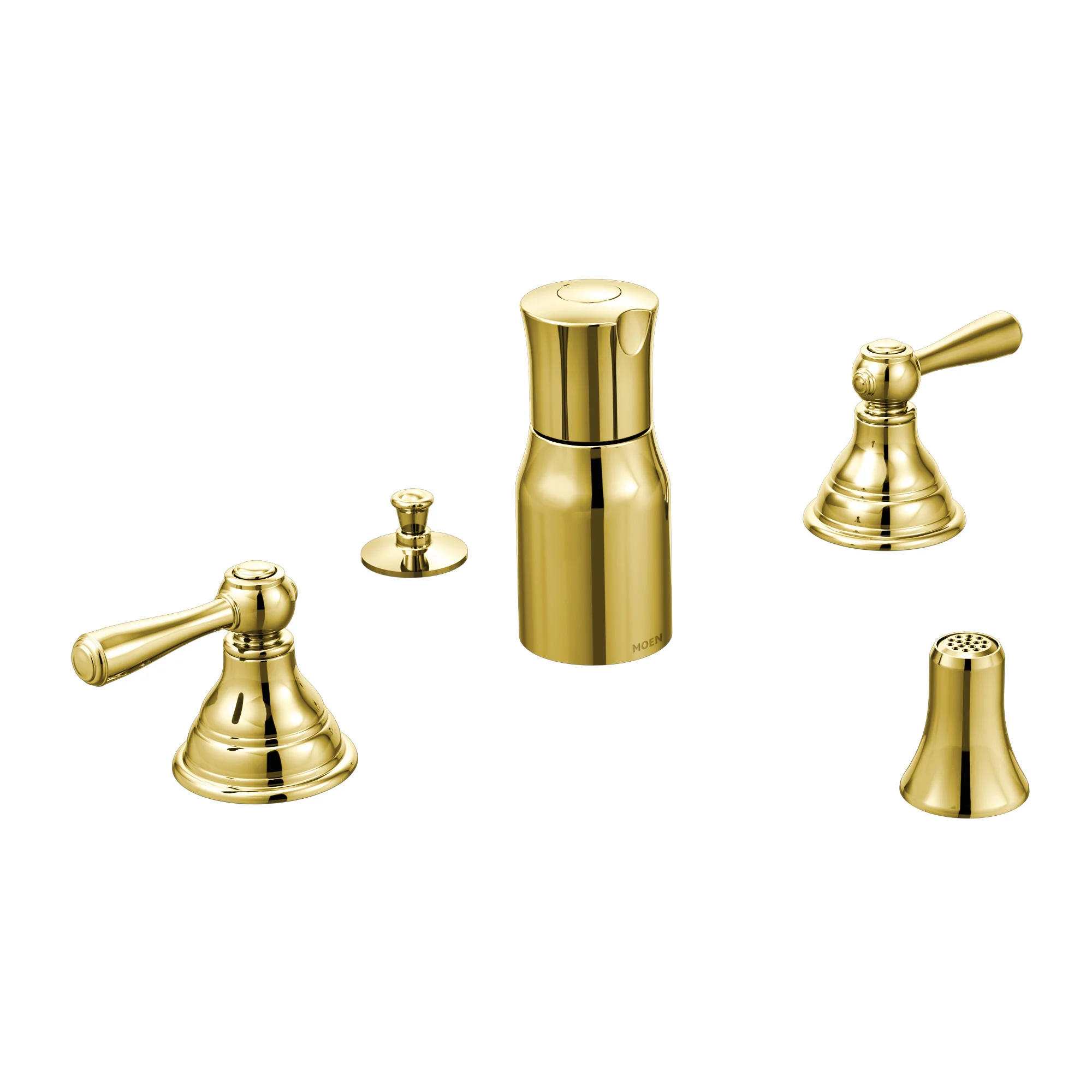 Kingsley Chrome Two-Handle Bidet Faucet - Image 3