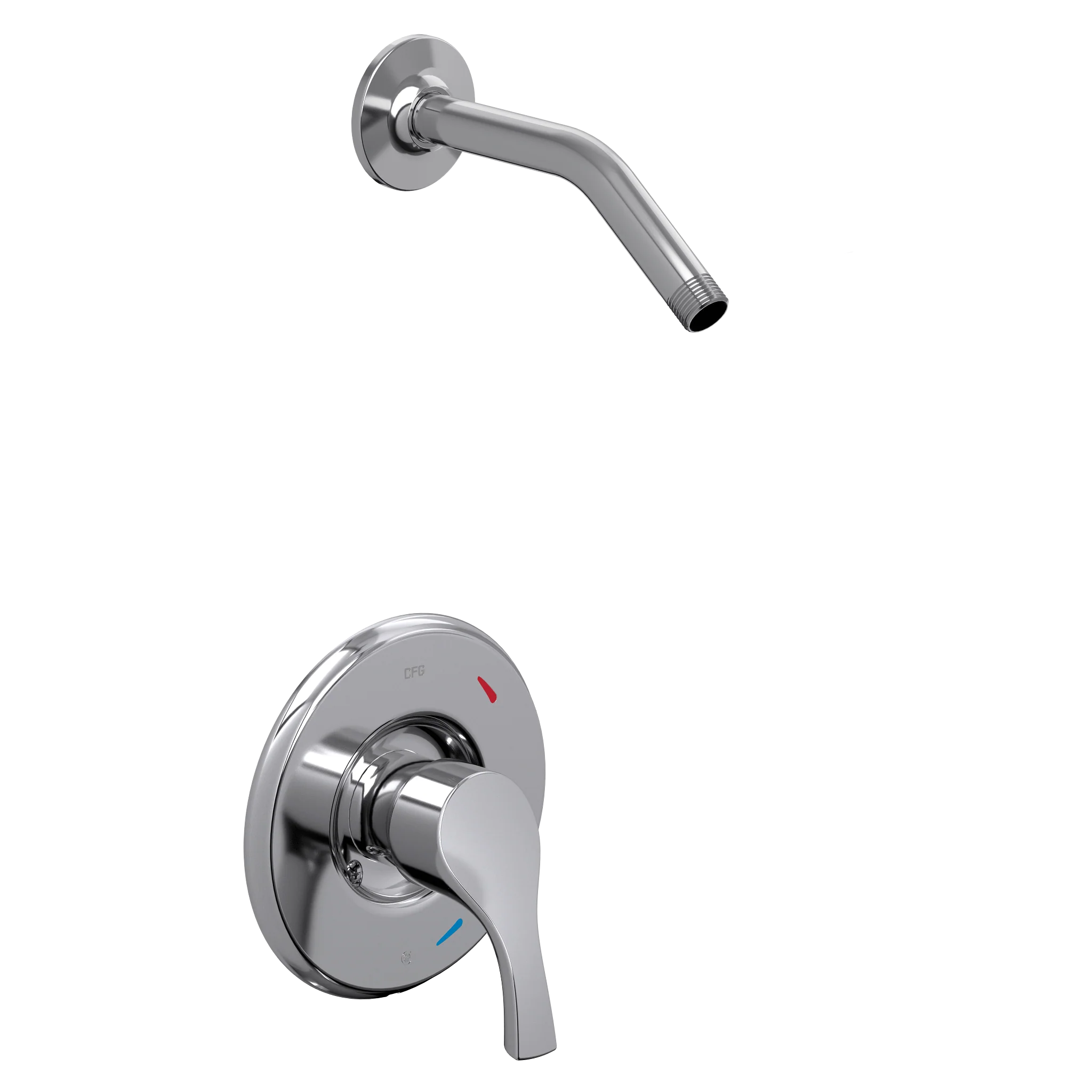 Ash Chrome cycling shower only