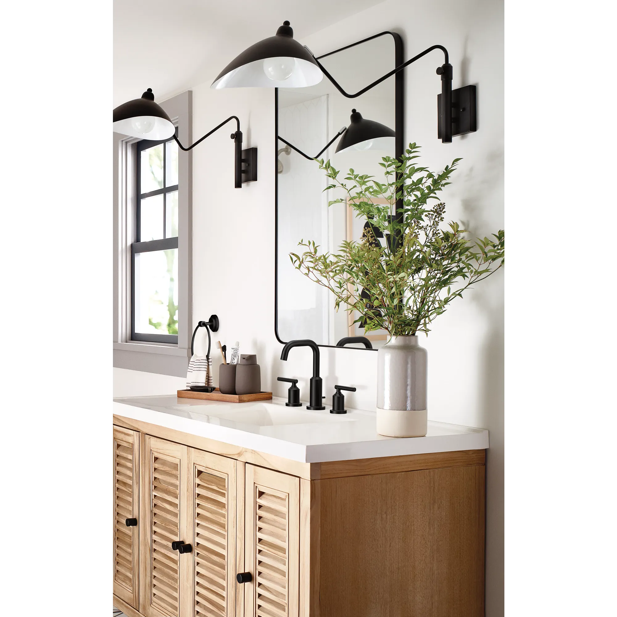 Gibson Chrome Two-Handle High Arc Bathroom Faucet - Image 15