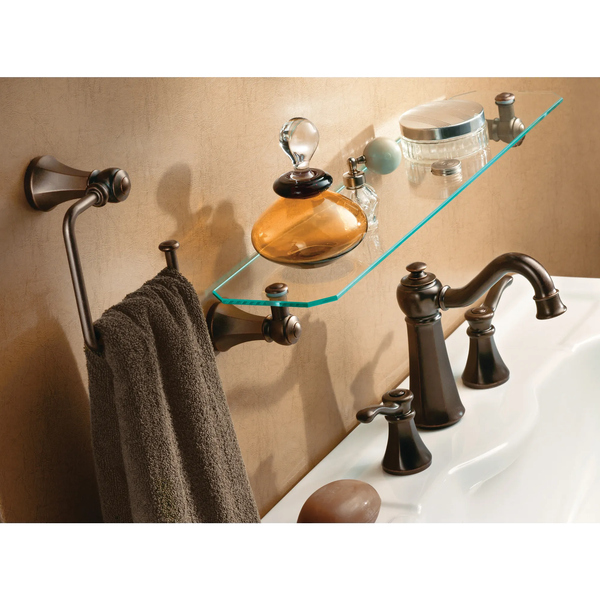 Vestige Chrome two-handle high arc bathroom faucet - Image 11
